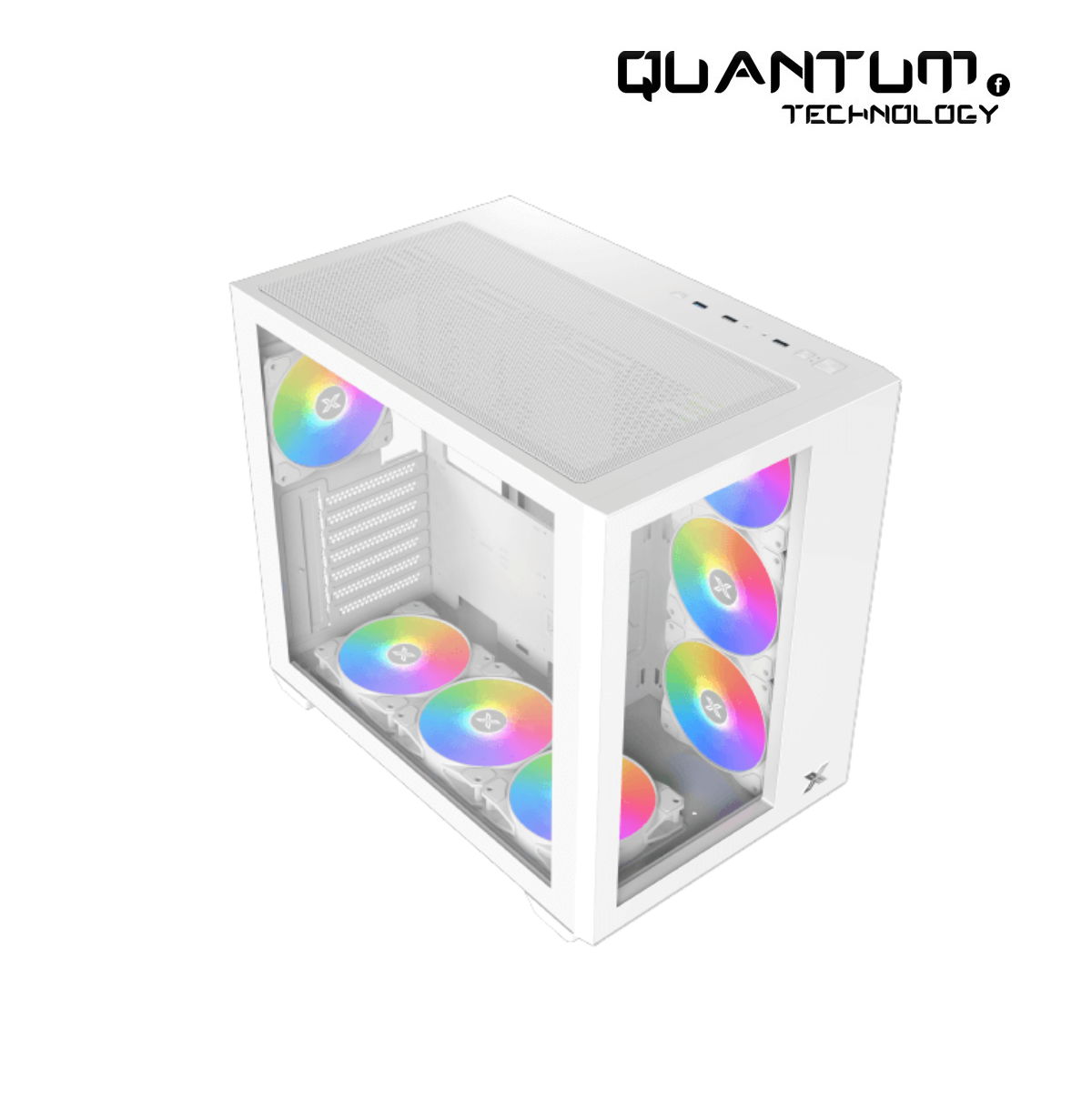 XIGMATEK Aqua III Arctic ARGB Mid Tower Case