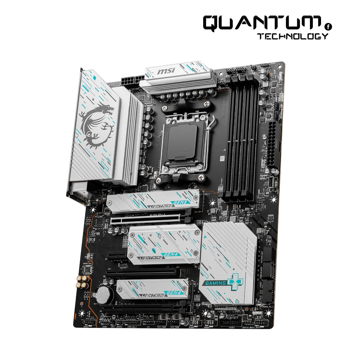 MSI X670E GAMING PLUS WIFI Gaming Motherboard (AMD Ryzen 9000/8000/7000 Series Processors, AM5, DDR5, PCIe 5.0, SATA 6Gb/s, M.2 slots, USB 3.2 Gen 2, Wi-Fi 6E, Bluetooth 5.3, 2.5Gbps LAN, HDMI/DP,ATX)