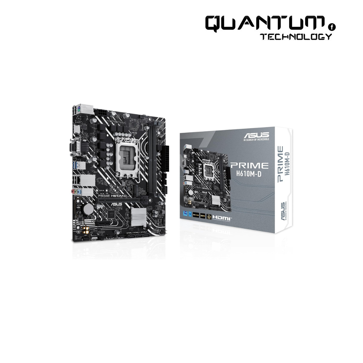 ASUS H610M-D PRIME DDR5 Motherboard for Intel 12th, 13th, and 14th Gen Processors