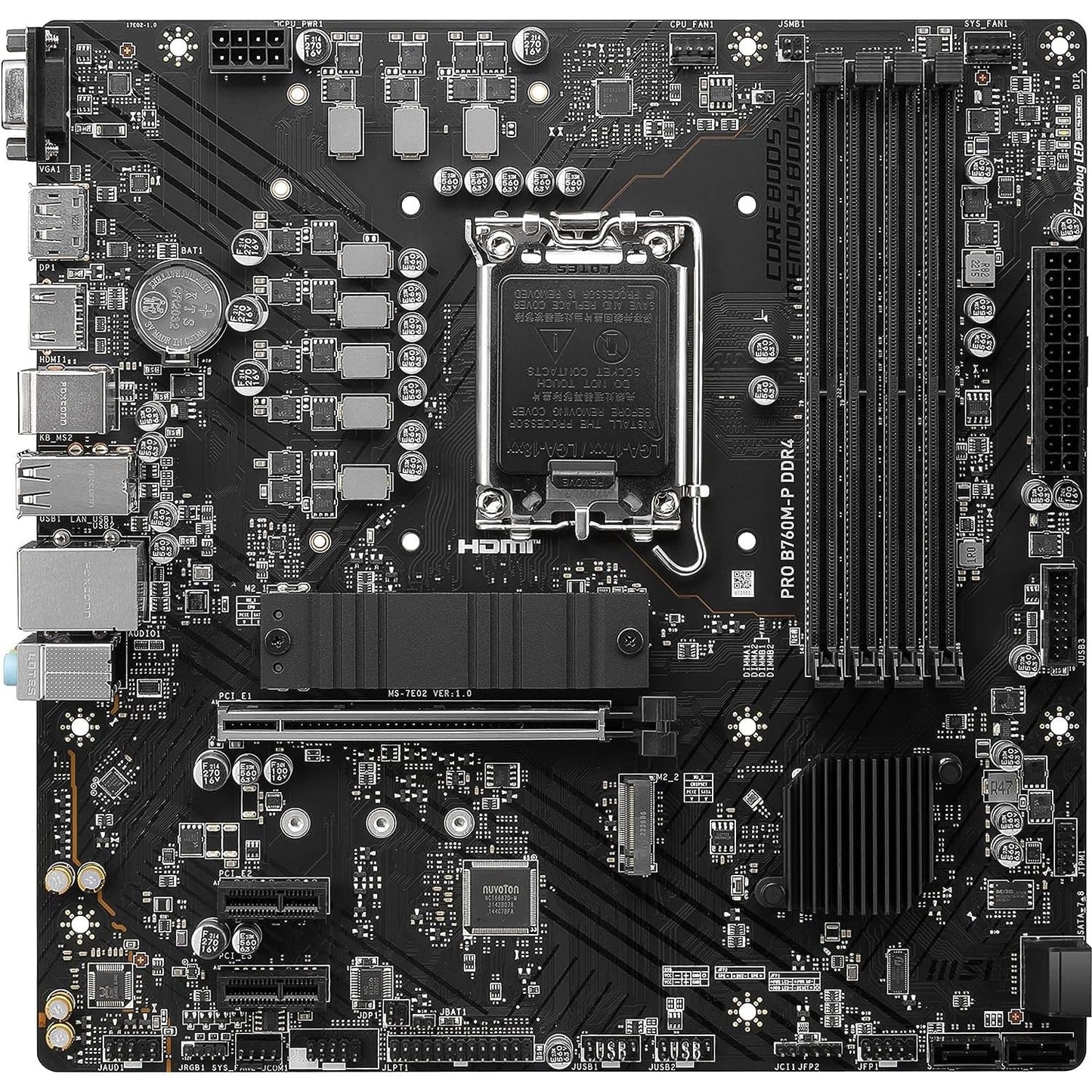 MSI PRO B760M-P DDR4 ProSeries Motherboard LGA 1700