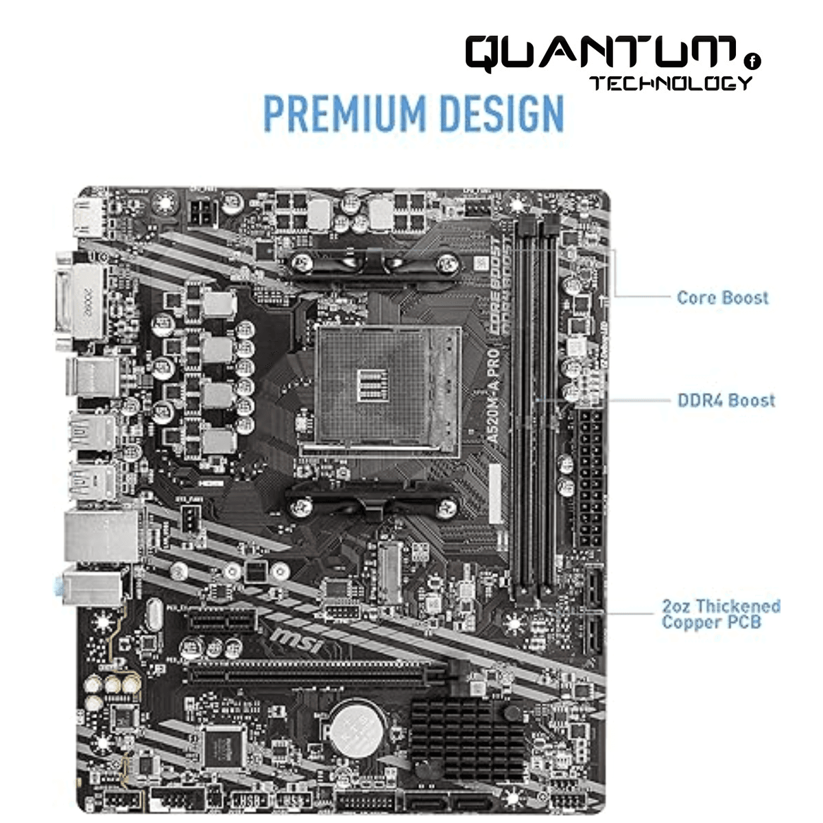 MSI A520M-A PRO Gaming Motherboard