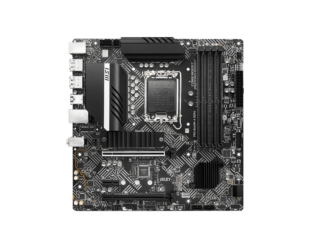 MSI PRO B660M-A DDR4 LGA 1700 Intel B660 SATA 6Gb s Micro ATX Intel Motherboard