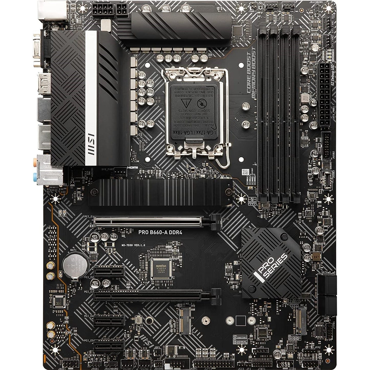 B660-A PRO MSI DDR4 Motherboard (FULL ATX)