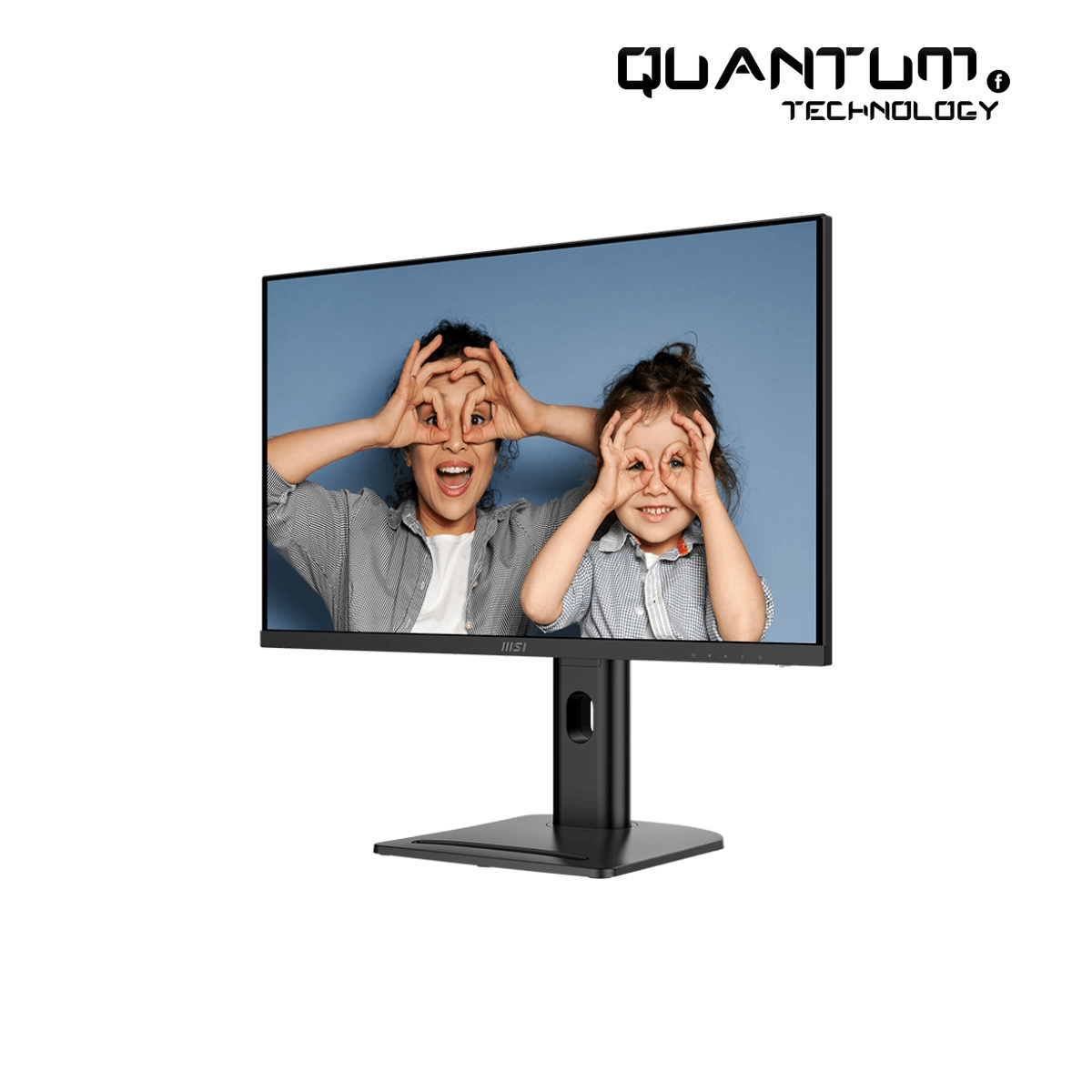 MSI PRO MP273QP E2 27-inch IPS 2560 x 1440 (QHD) Computer Monitor, 100Hz, HDR400, Free-Sync, HDMI, DP Port, VESA Mountable, Height Adjustable, Tilt, Speaker, 1ms, Black