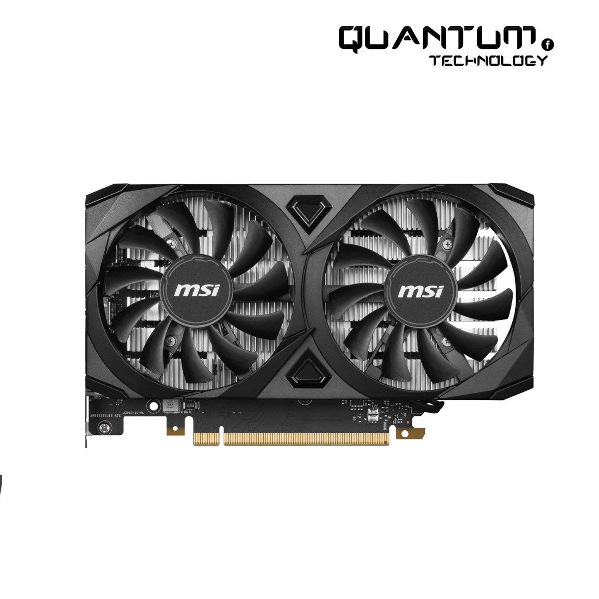 MSI Gaming RTX 3050 Ventus 2X 6G OC Graphics Card (NVIDIA RTX 3050, 96-Bit, Boost Clock: 1492 MHz, 6GB GDDR6 14 Gbps, HDMI/DP, Ampere Architecture)