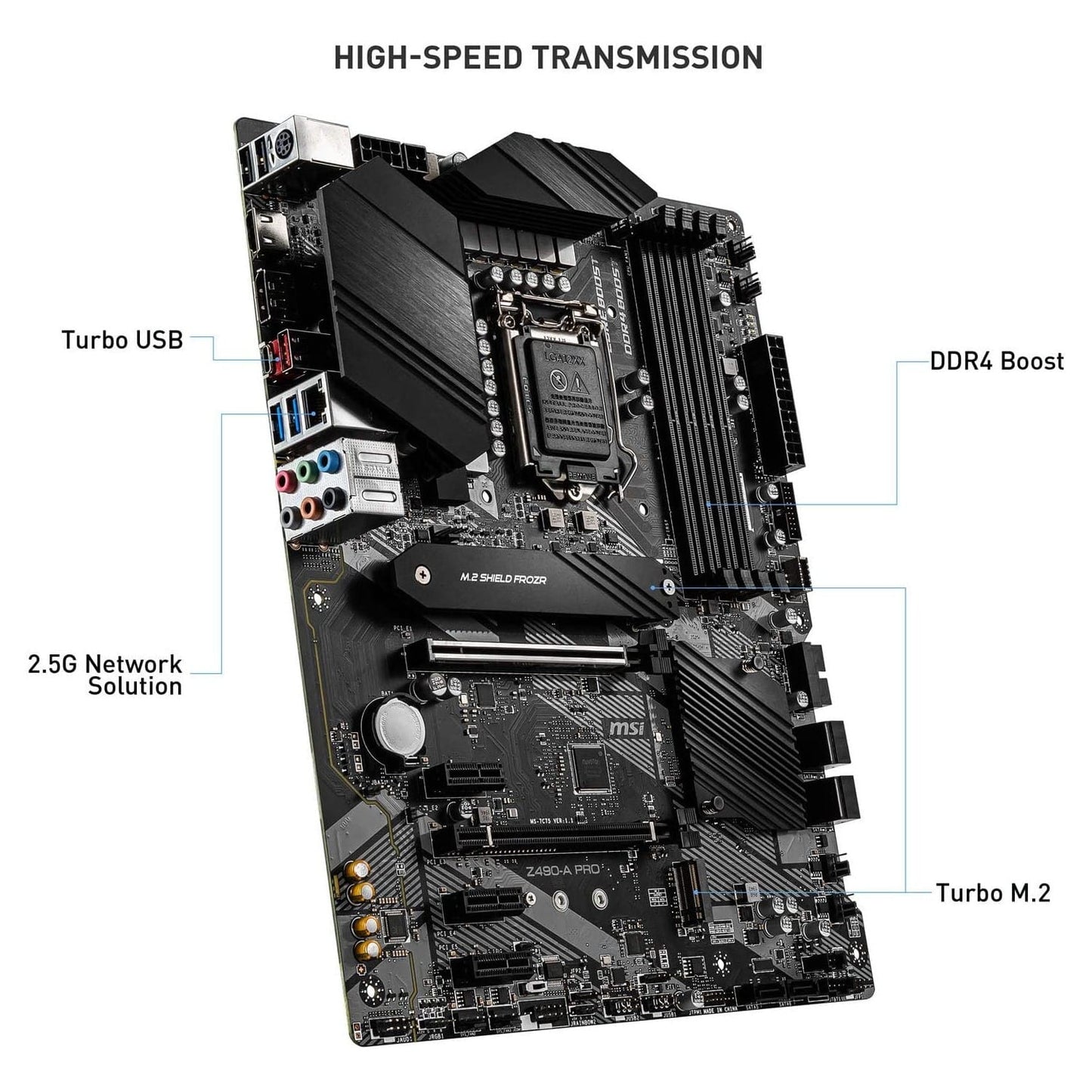 MSI Z490-A PRO ProSeries ATX Motherboard