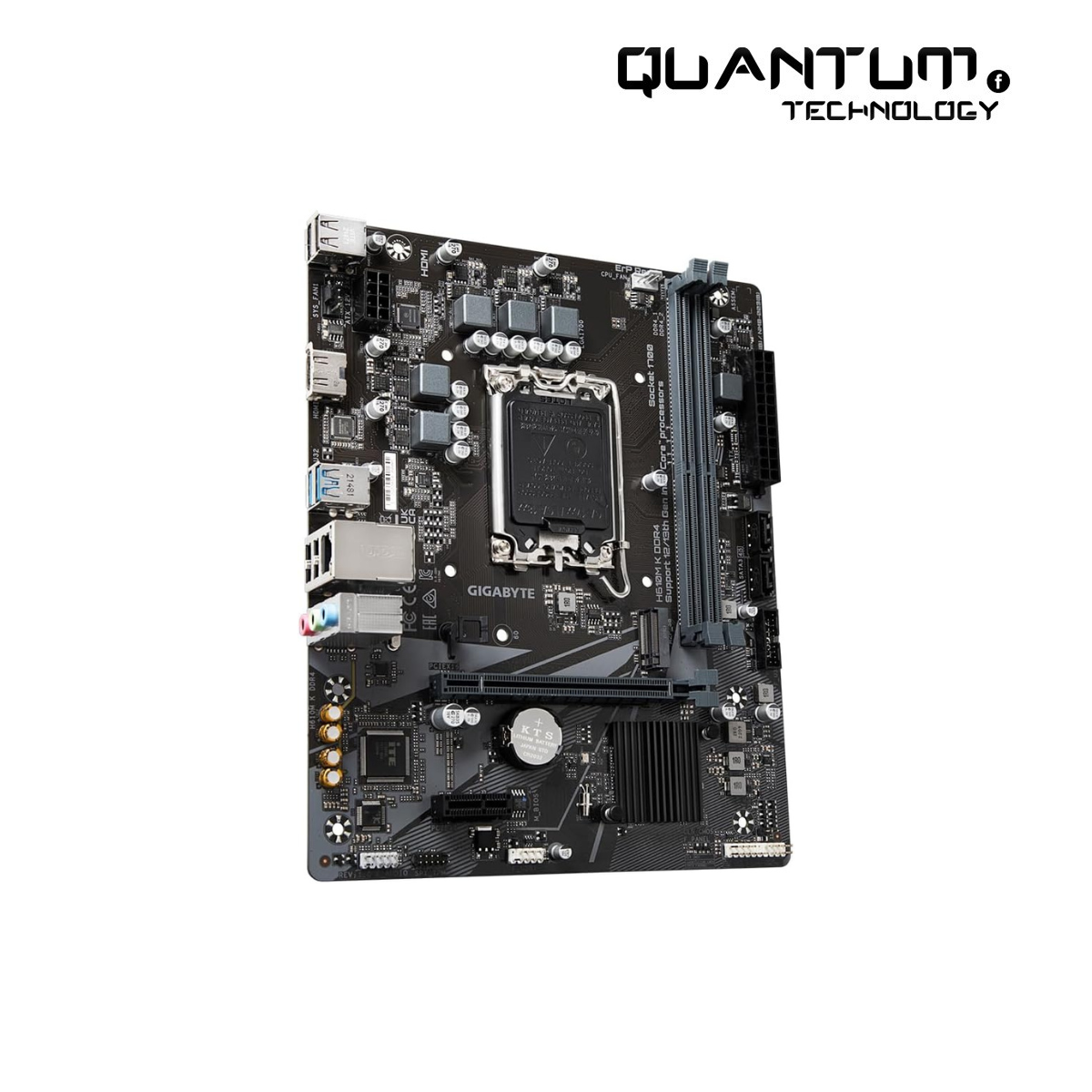 GIGABYTE H610M K DDR4 LGA 1700 M-ATX Motherboard – Intel 12th/13th Gen