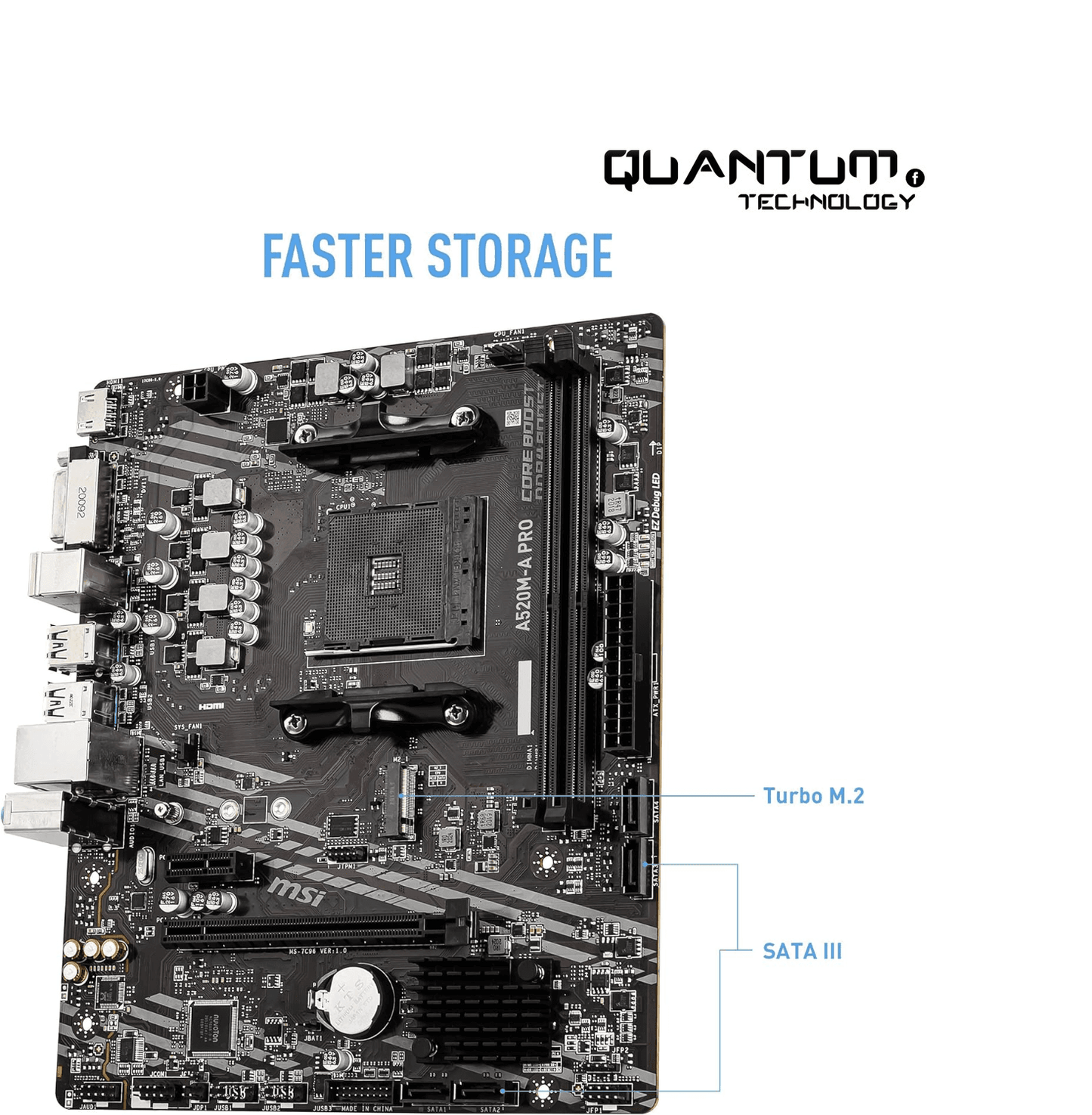 MSI A520M-A PRO Gaming Motherboard