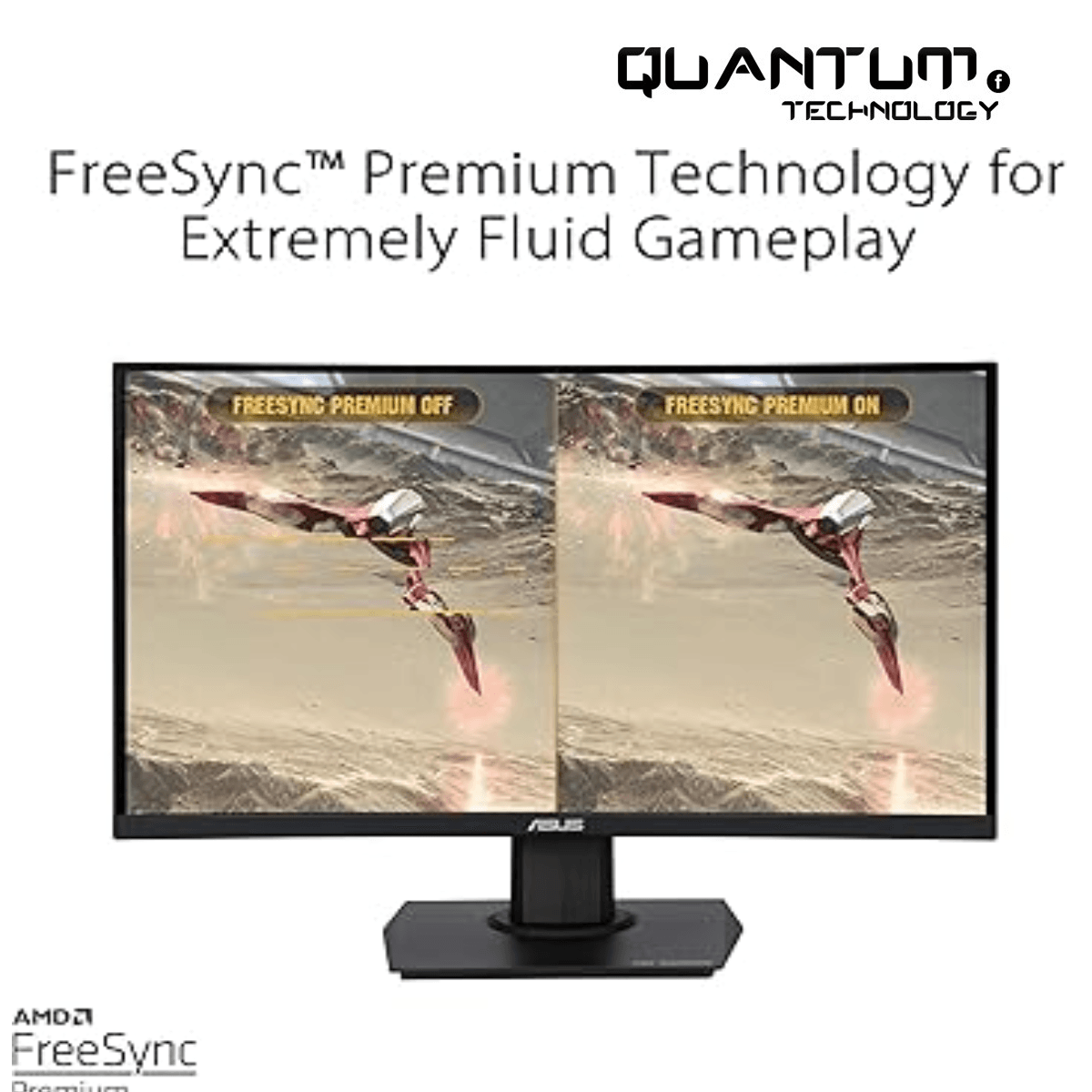 ASUS TUF Gaming 23.6" 1080P Curved Monitor (VG24VQE) - Full HD, 165Hz, 1ms