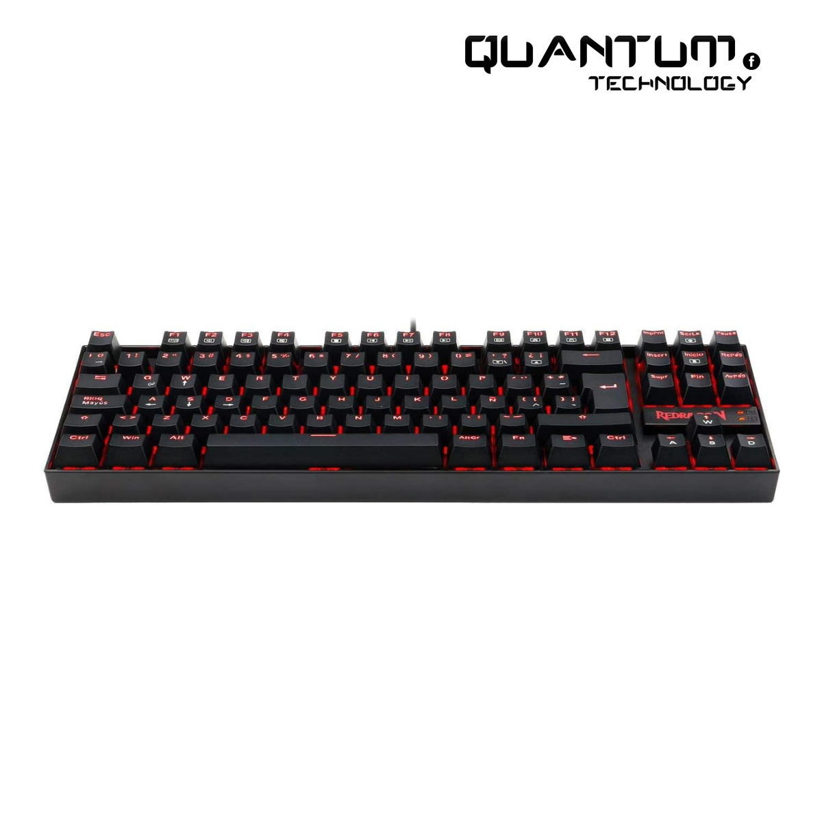 Redragon K552 Mechanical Gaming Keyboard – LED Red, Blue Switches, Wired