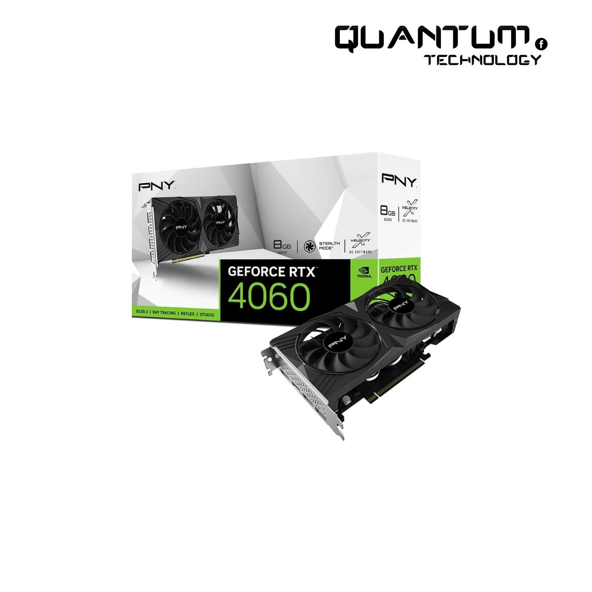 PNY GeForce RTX 4060 8GB Verto Dual Fan Graphics Card