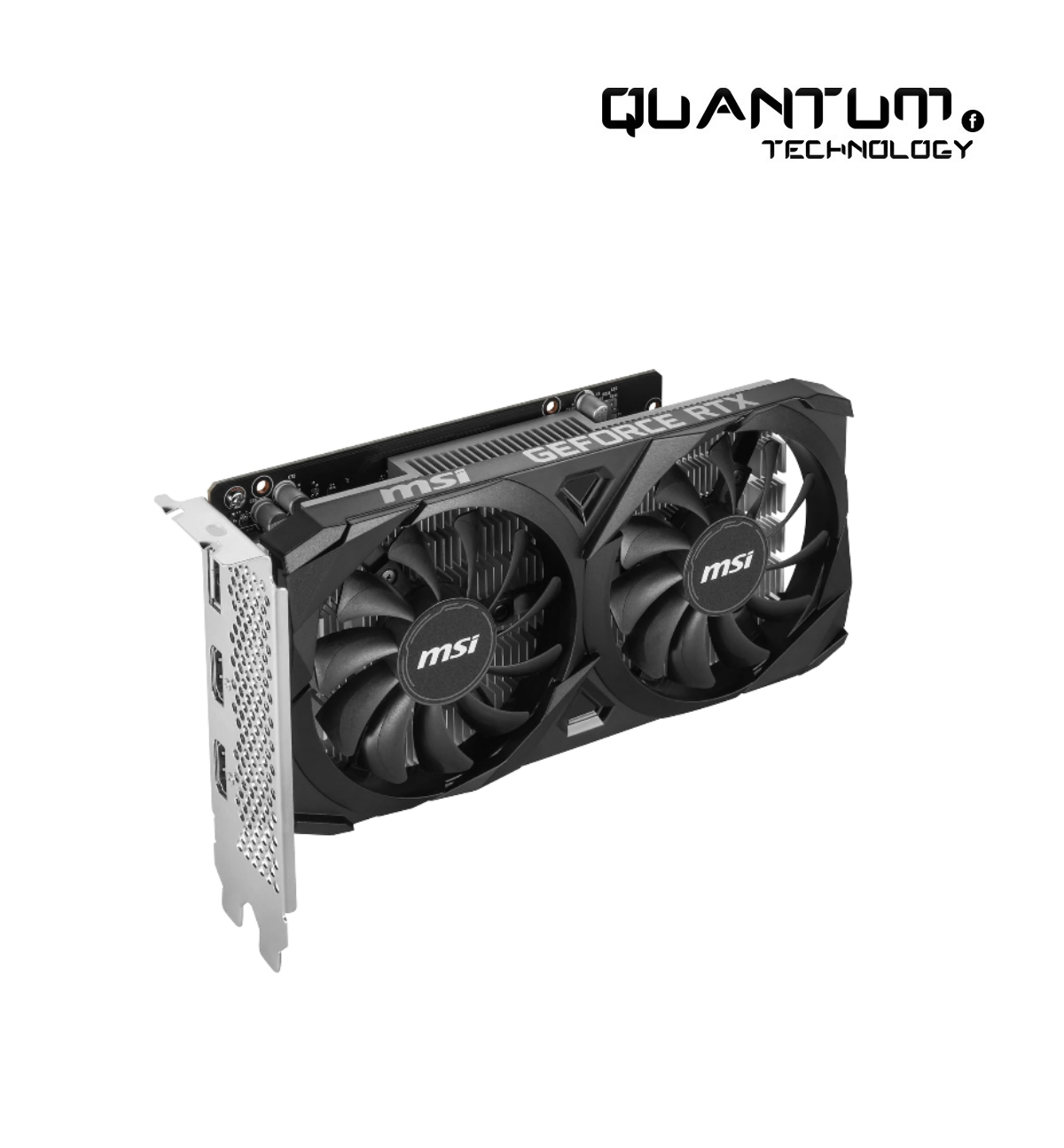 MSI Gaming RTX 3050 Ventus 2X 6G OC Graphics Card (NVIDIA RTX 3050, 96-Bit, Boost Clock: 1492 MHz, 6GB GDDR6 14 Gbps, HDMI/DP, Ampere Architecture)