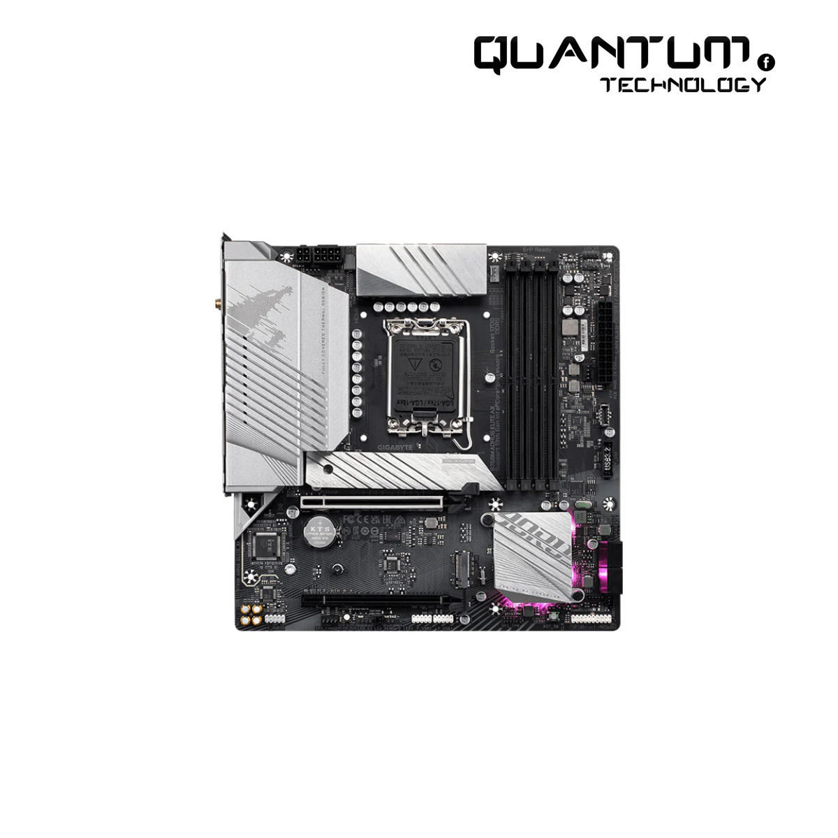 GIGABYTE B760M AORUS ELITE AX DDR4 Motherboard – Intel Core 12th/13th Gen, PCIe 4.0, Wi-Fi 6, 2.5GbE