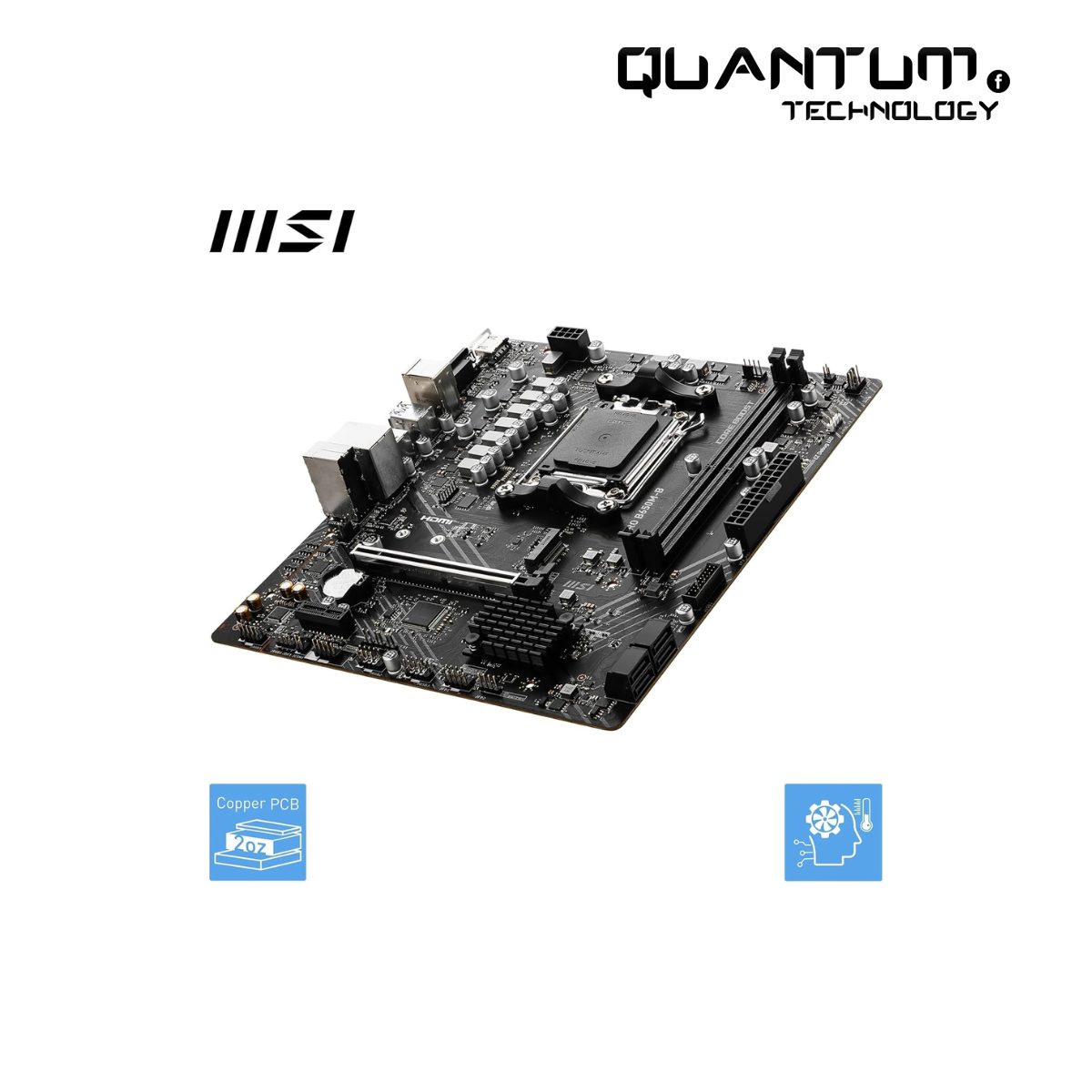MSI PRO B650M-B Micro-ATX Motherboard – AM5, DDR5 6800MHz, PCIe 4.0