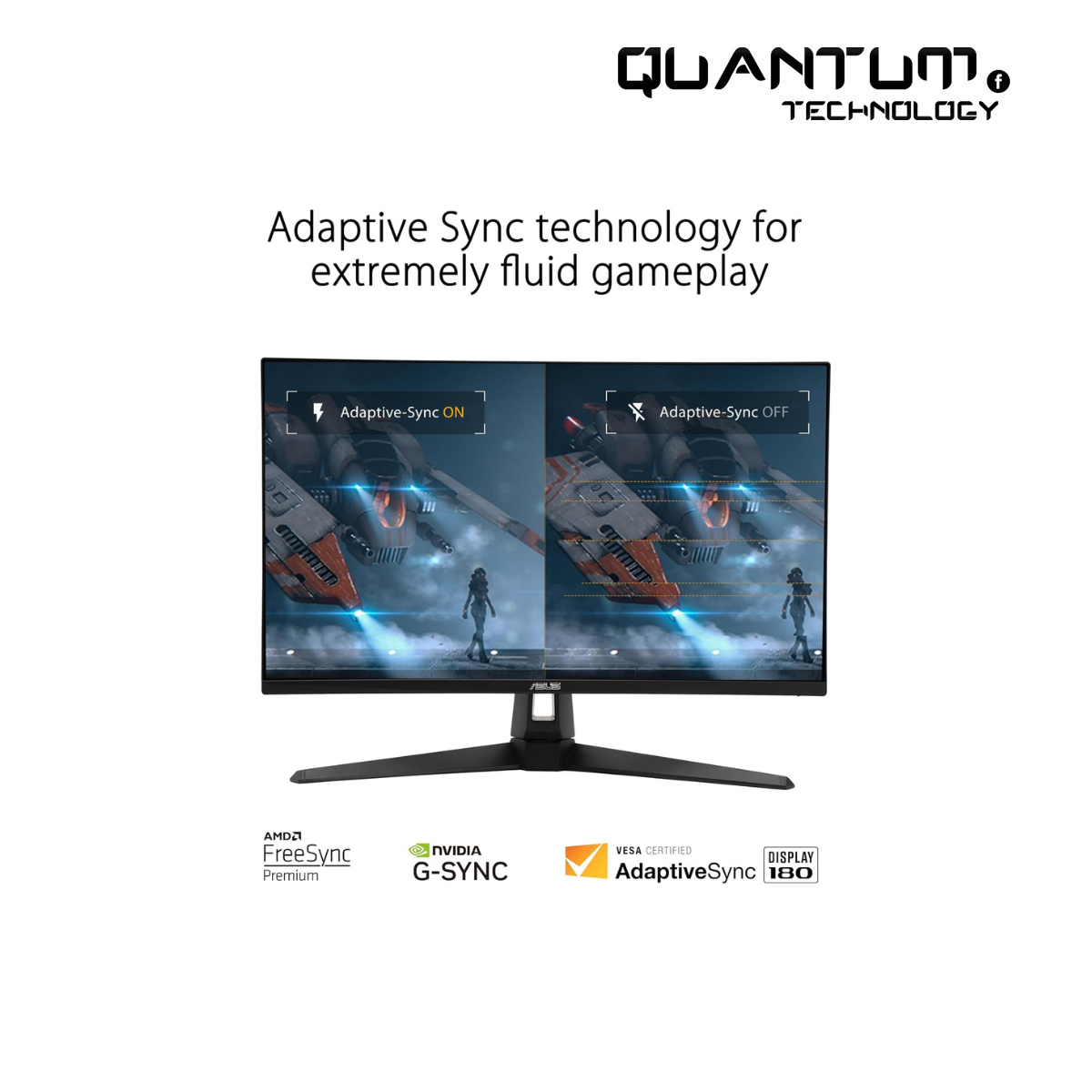 ASUS TUF Gaming VG27AQ3A QHD 180Hz Fast IPS Monitor – 27” ELMB Sync, 1ms, HDR