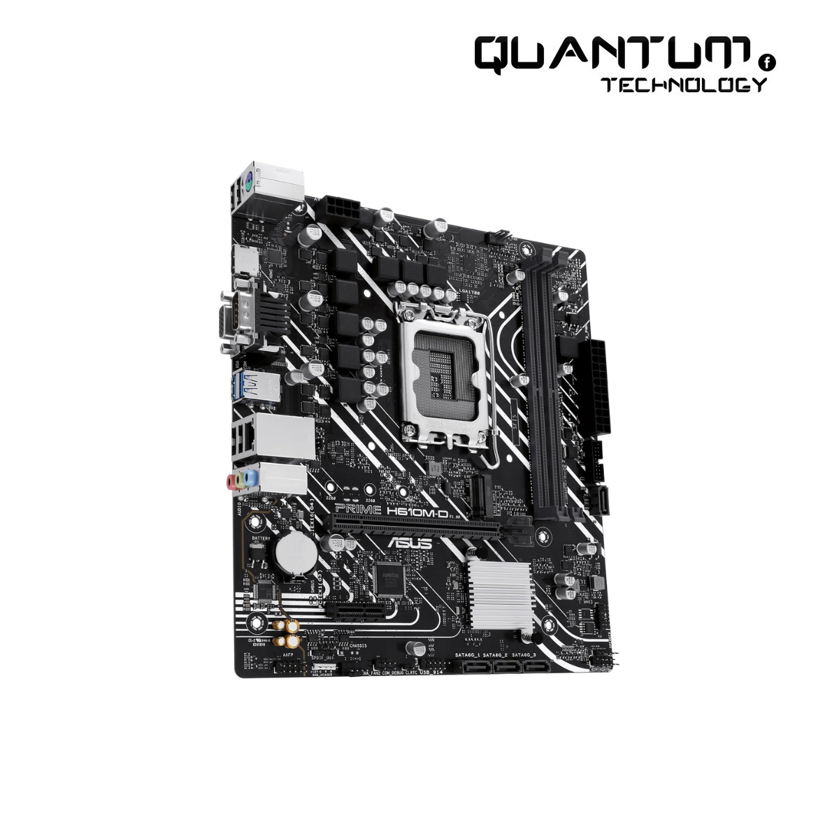 ASUS H610M-D PRIME DDR5 Motherboard for Intel 12th, 13th, and 14th Gen Processors