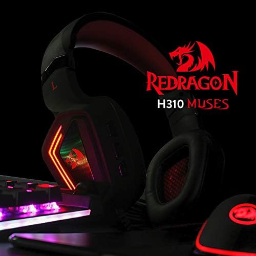 Redragon H310 Small MUSES Gaming Headset 7.1 - RGB Lighting