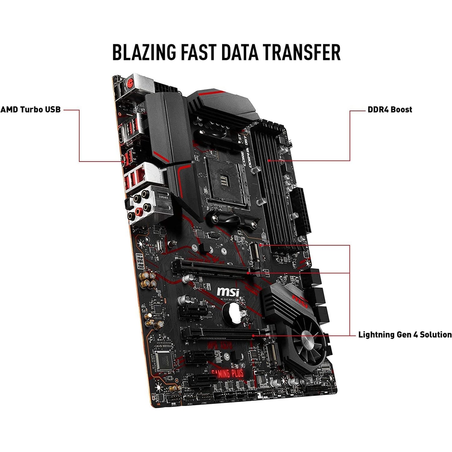MSI MPG X570 GAMING PLUS Motherboard AM4