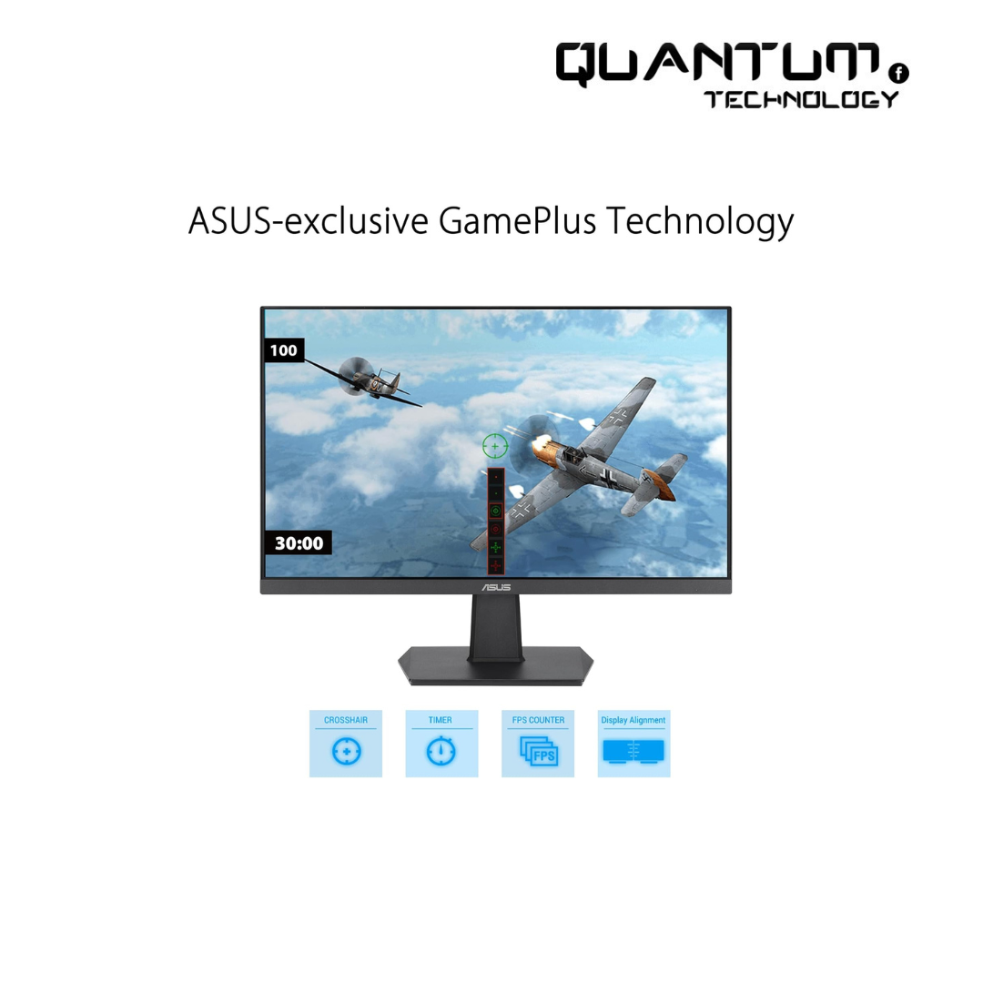 ASUS VA27EHF Eye Care Gaming Monitor – 27-inch, IPS, Full HD, Frameless, 100Hz, Adaptive-Sync, 1ms MPRT, HDMI, Low Blue Light, Flicker Free, Wall Mountable