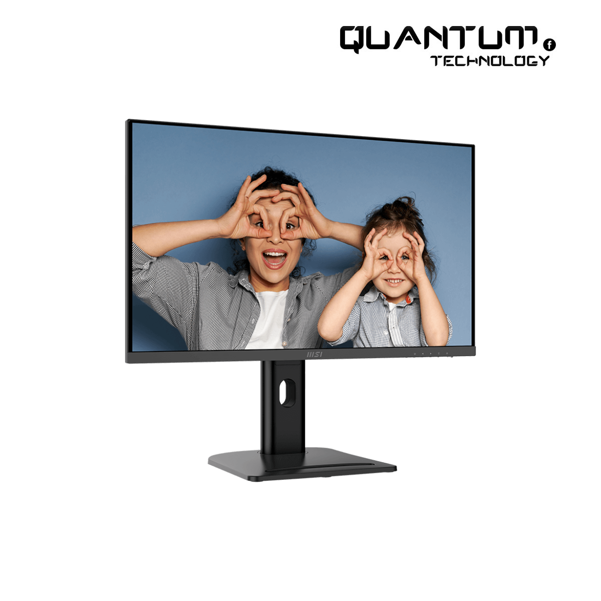 MSI PRO MP273QP E2 27-inch IPS 2560 x 1440 (QHD) Computer Monitor, 100Hz, HDR400, Free-Sync, HDMI, DP Port, VESA Mountable, Height Adjustable, Tilt, Speaker, 1ms, Black