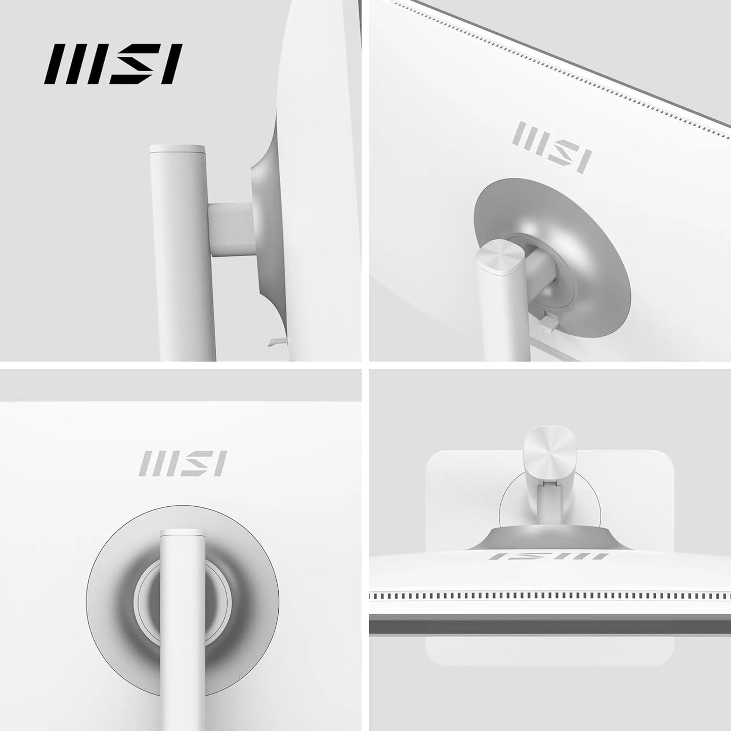 MSI Modern MD272QXPW 27 Inch WQHD Office Monitor - 2560 x 1440 IPS Panel, 100 Hz, Eye-Friendly Screen, DisplayHDR 400, Built-in Speakers, 4-Way Adjustable/ KVM - DP 1.2a, HDMI 2.0b, USB Type-C