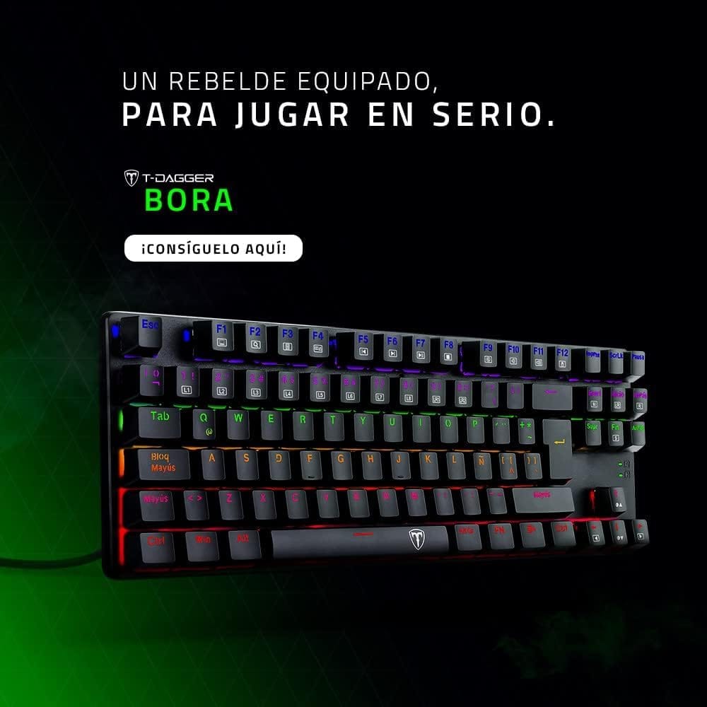 Keyboard T-Dagger TGK313 Bora Brown Switch (Rainbow)