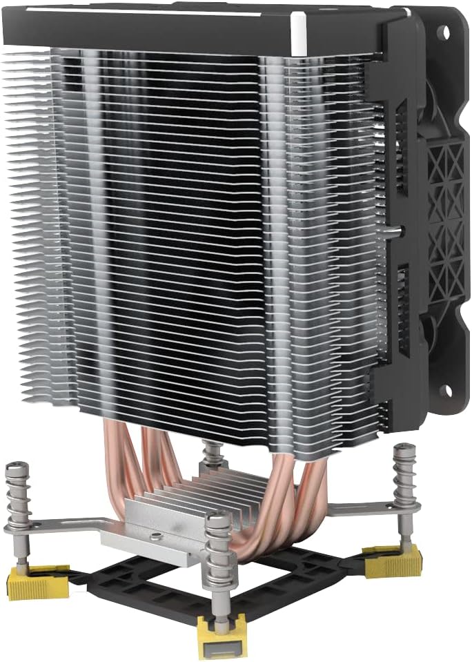 Redragon CC-2000 EFFECT RGB CPU Cooler -120mm PWM RGB Fan / 4 Heat Pipes || Black