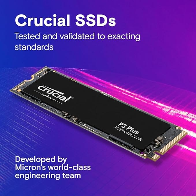 Crucial P3 Plus 2TB NVMe SSD M.2 2280