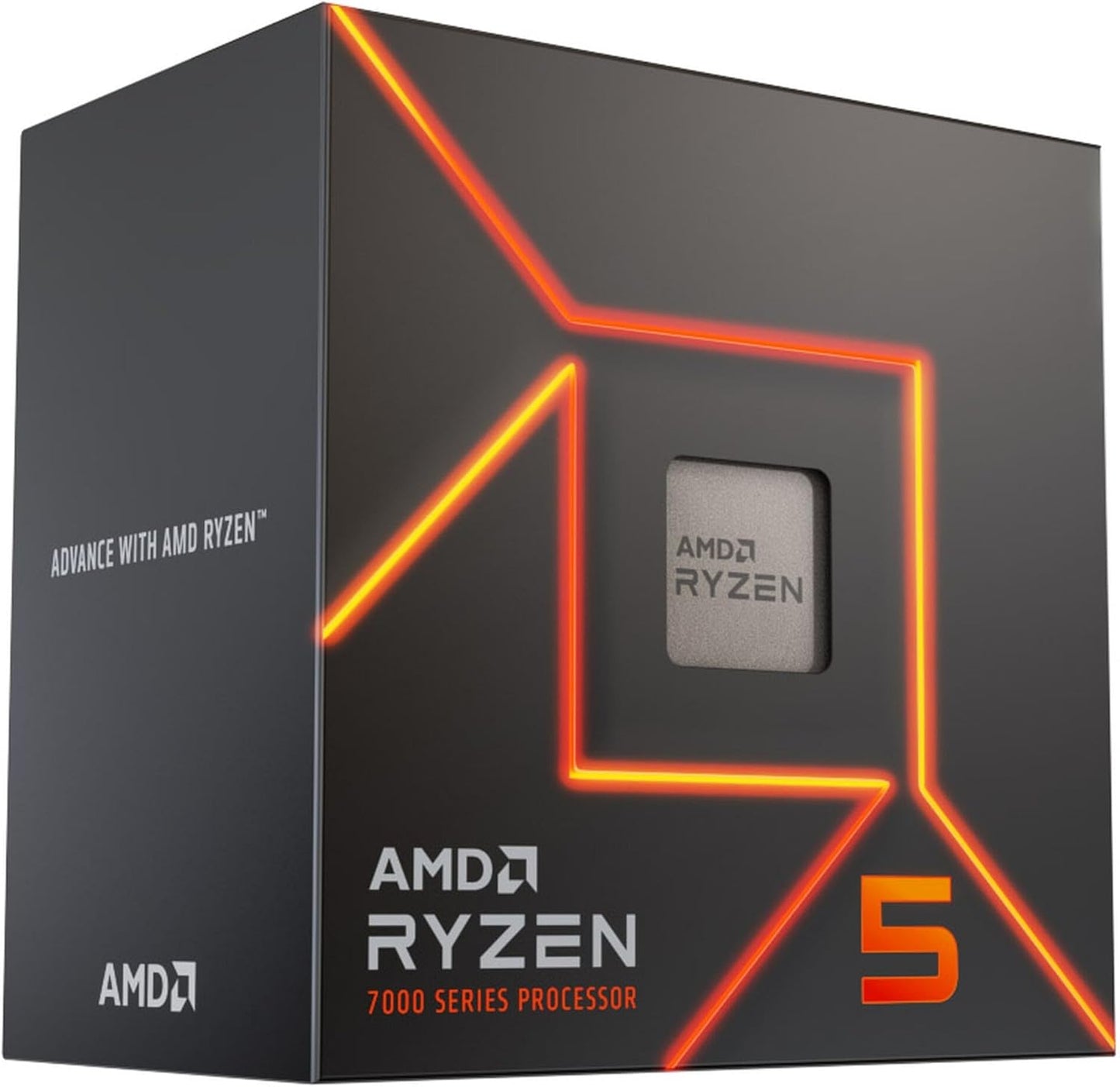 Ryzen 5 7600 AMD Processor | 6 Cores, 5.2GHz Max Boost, AM5