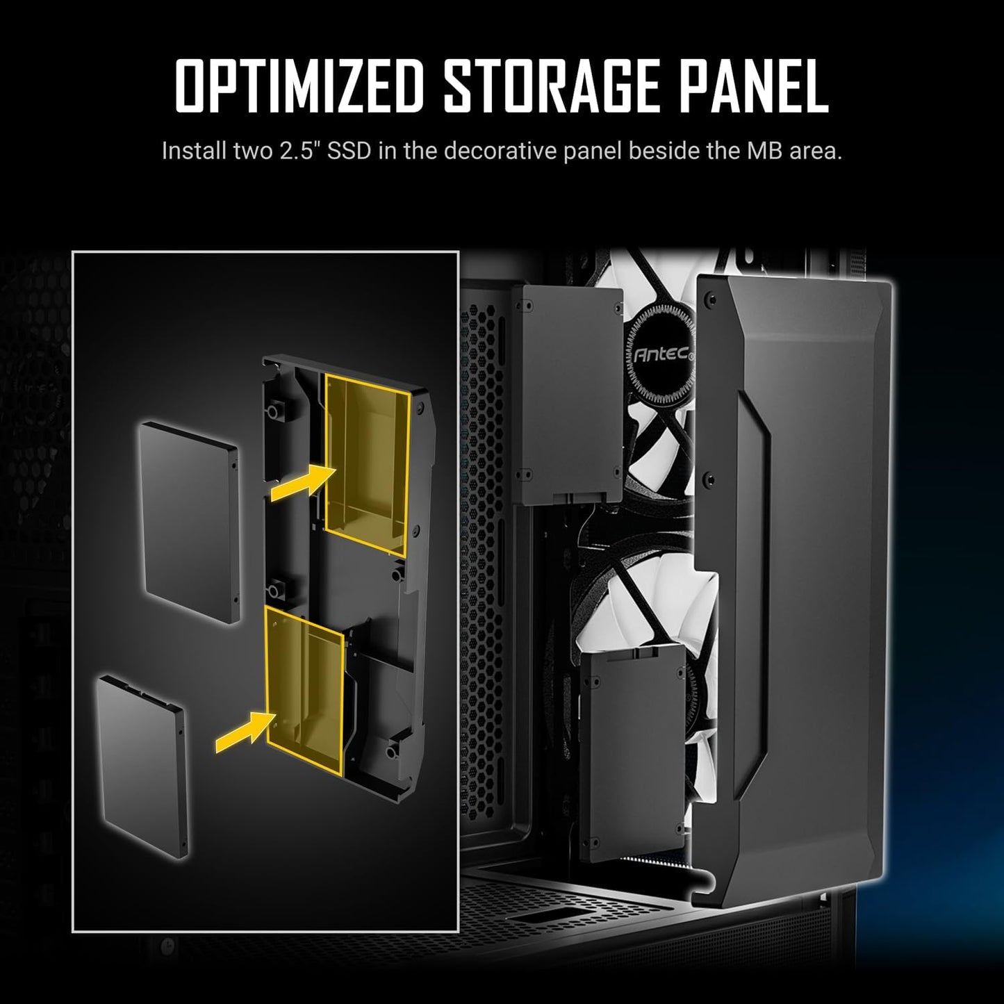 Antec NX416 ARGB Gaming Case BLACK