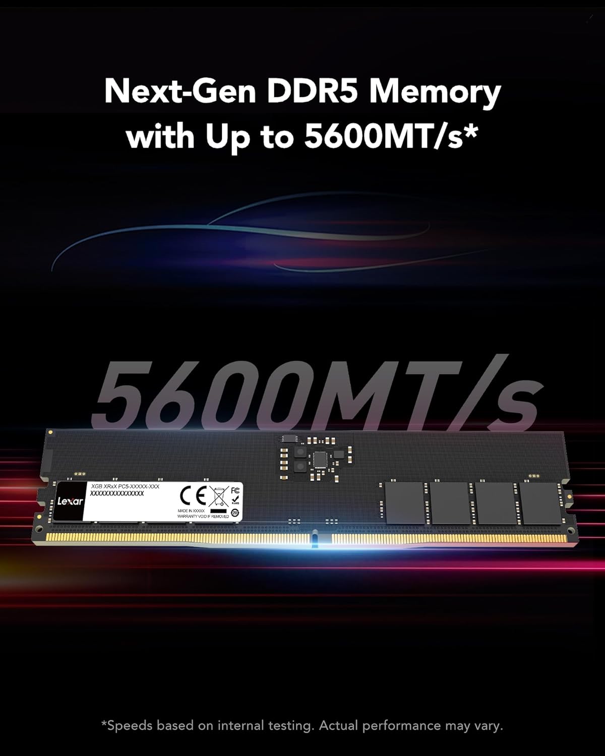 Lexar UDIMM 16GB DDR5 5600MHz RAM