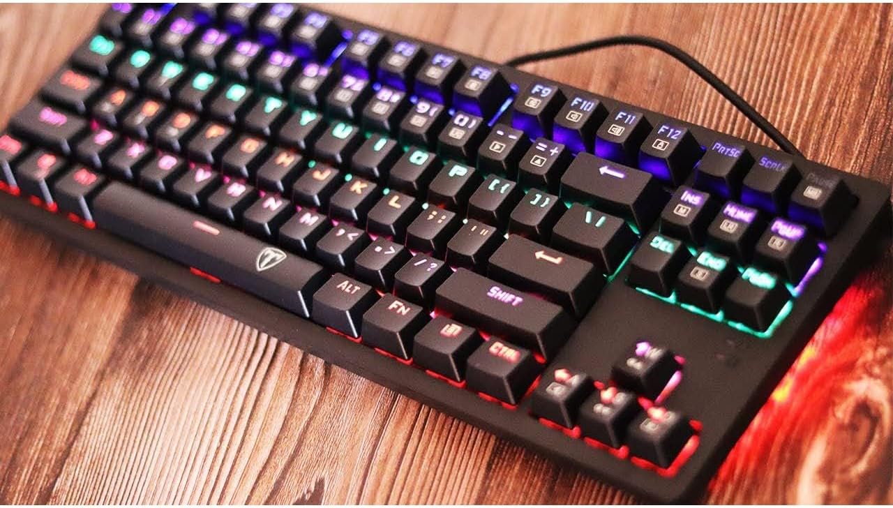 Keyboard T-Dagger TGK313 Bora Blue Switch (Rainbow)