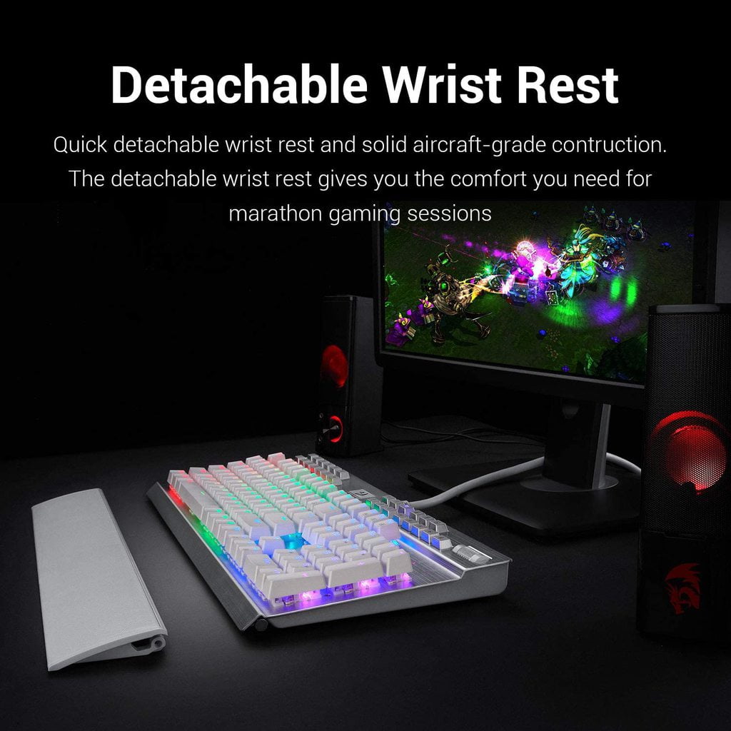 Redragon K550 RGB Yama Gaming Keyboard – Purple Switches & Macro Keys