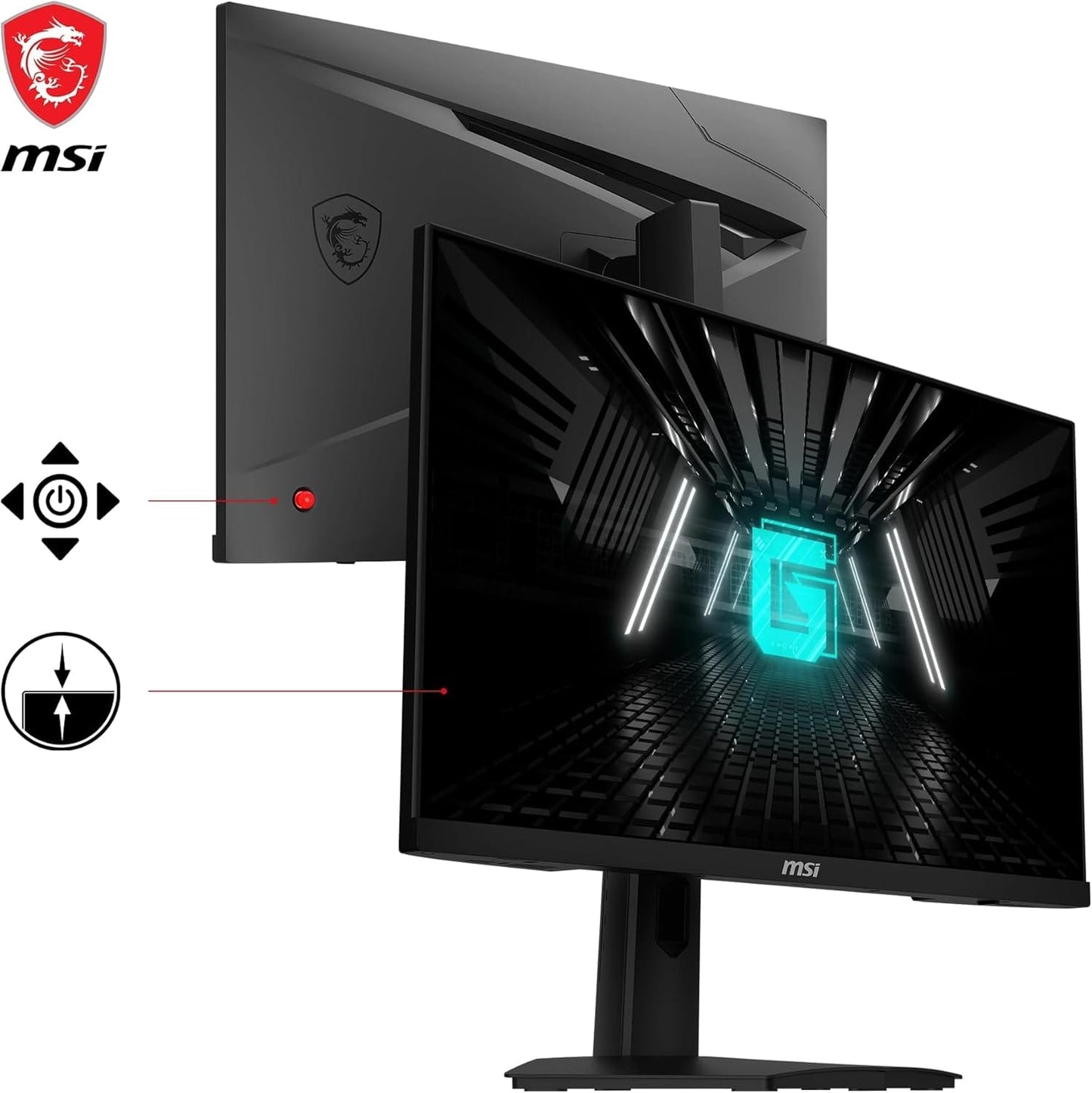 MSI G244F E2 24" FHD Gaming Monitor - 180Hz, 1ms, IPS
