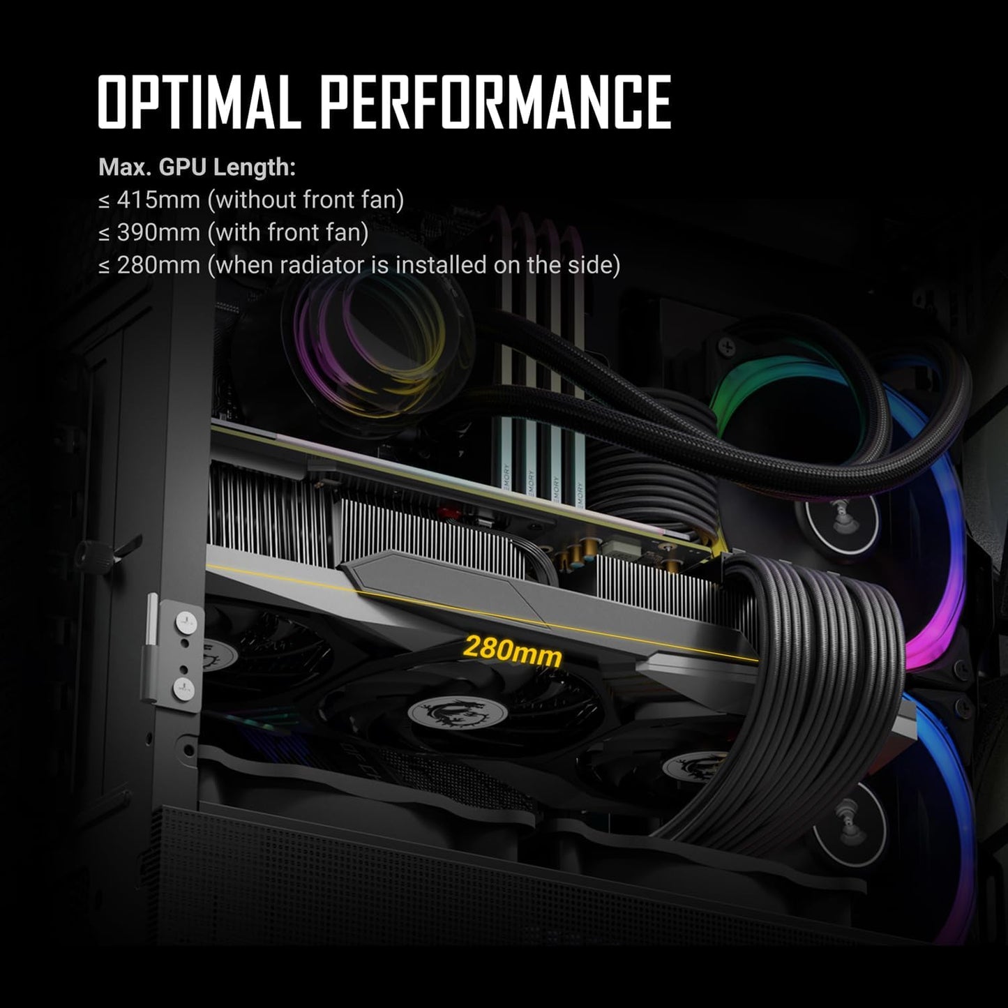 Antec NX416 ARGB Gaming Case BLACK