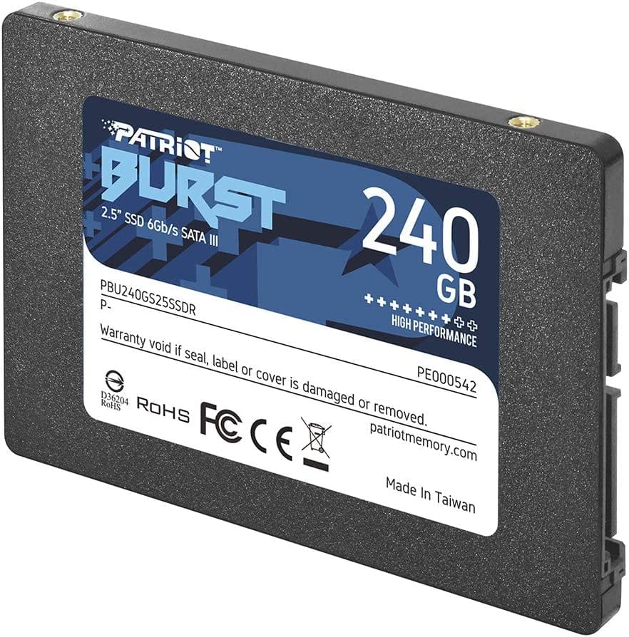 Patriot Memory Burst SSD 240GB SATA III Internal Solid State Drive 2.5"
