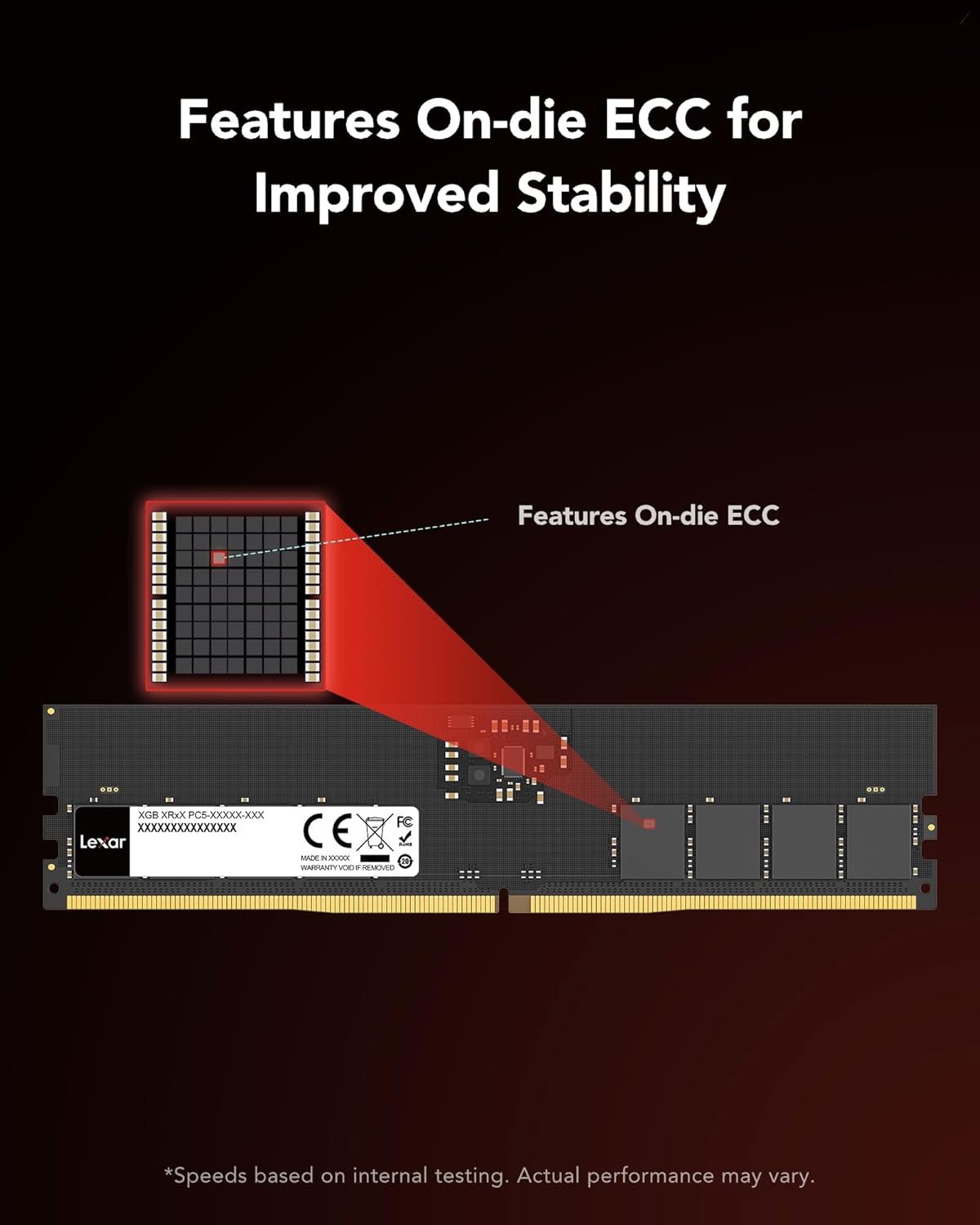 Lexar UDIMM 16GB DDR5 5600MHz RAM