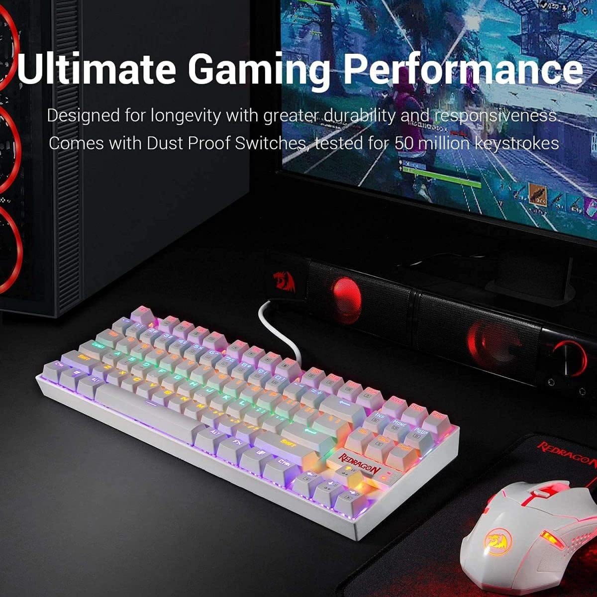 Redragon K552 Kumara Blue Switch Mechanical Keyboard