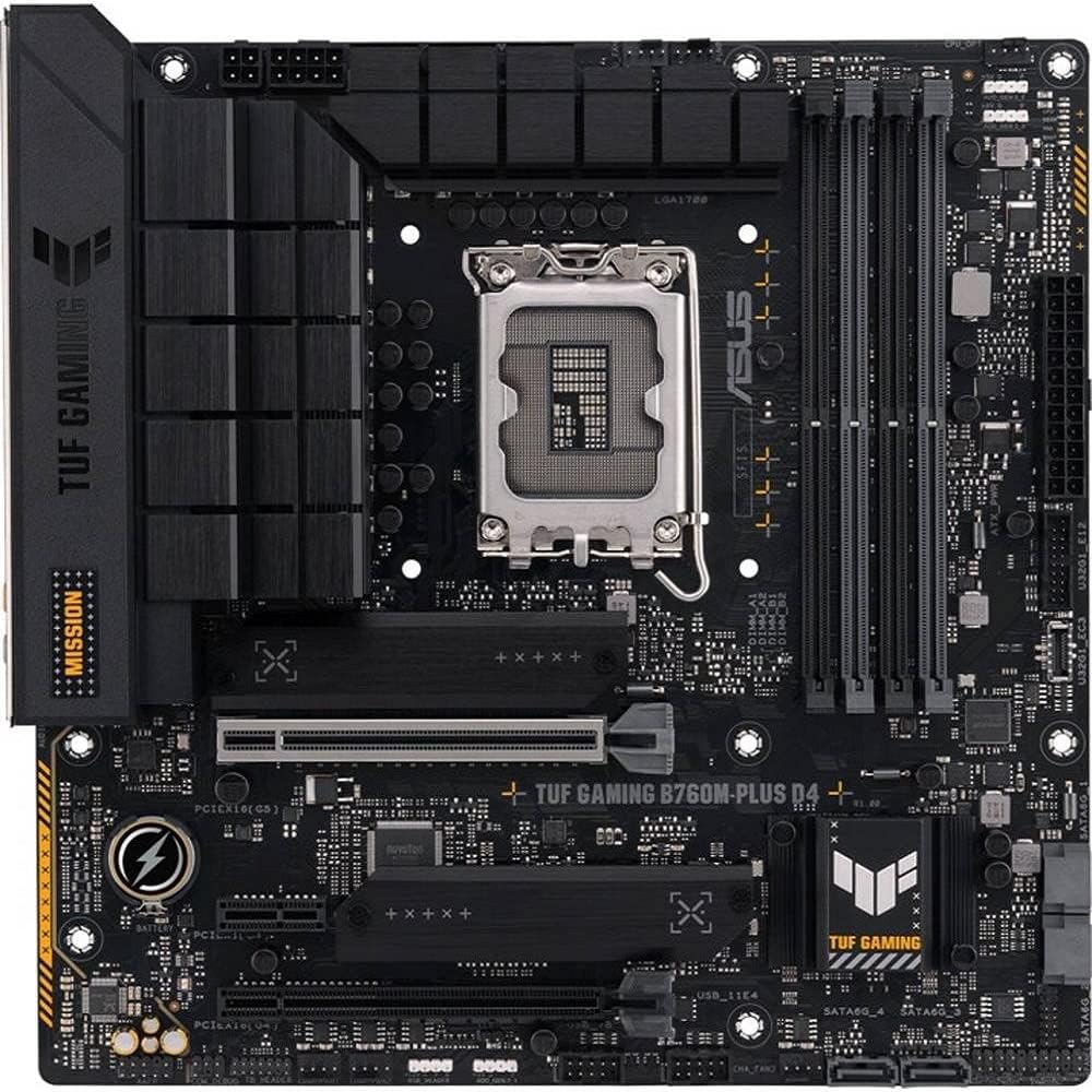 ASUS TUF B760M-PLUS D4 | LGA1700 mATX | DDR4