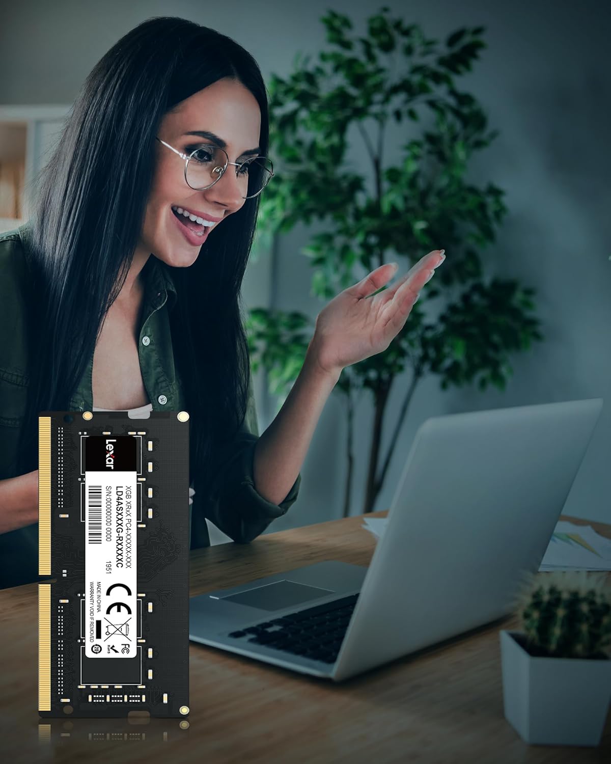 Lexar 16GB DDR4 SODIMM RAM, 3200 MHz LAPTOP RAM
