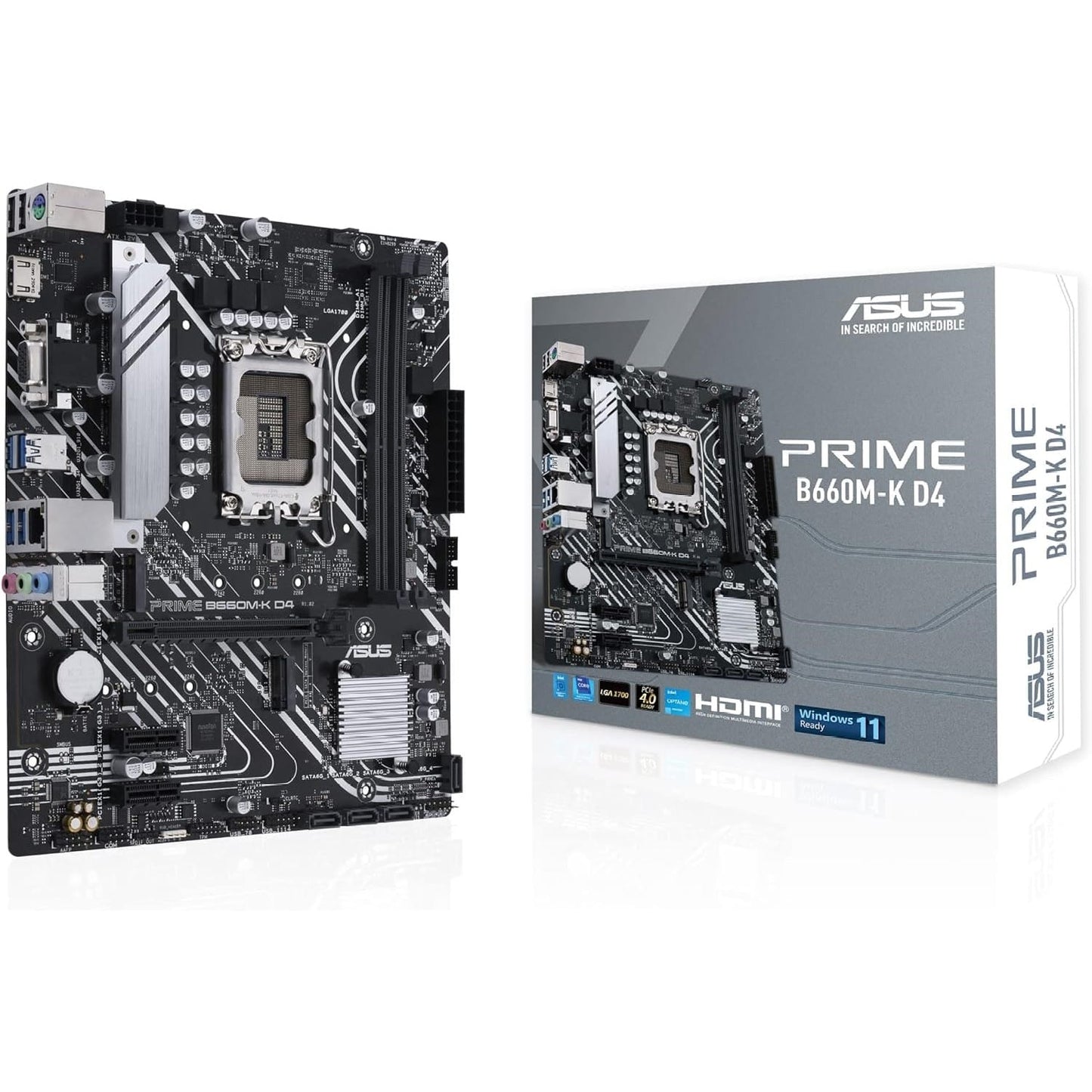 Motherboard ASUS Prime B660M-K D4 Intel LGA 1700 Micro ATX DDR4