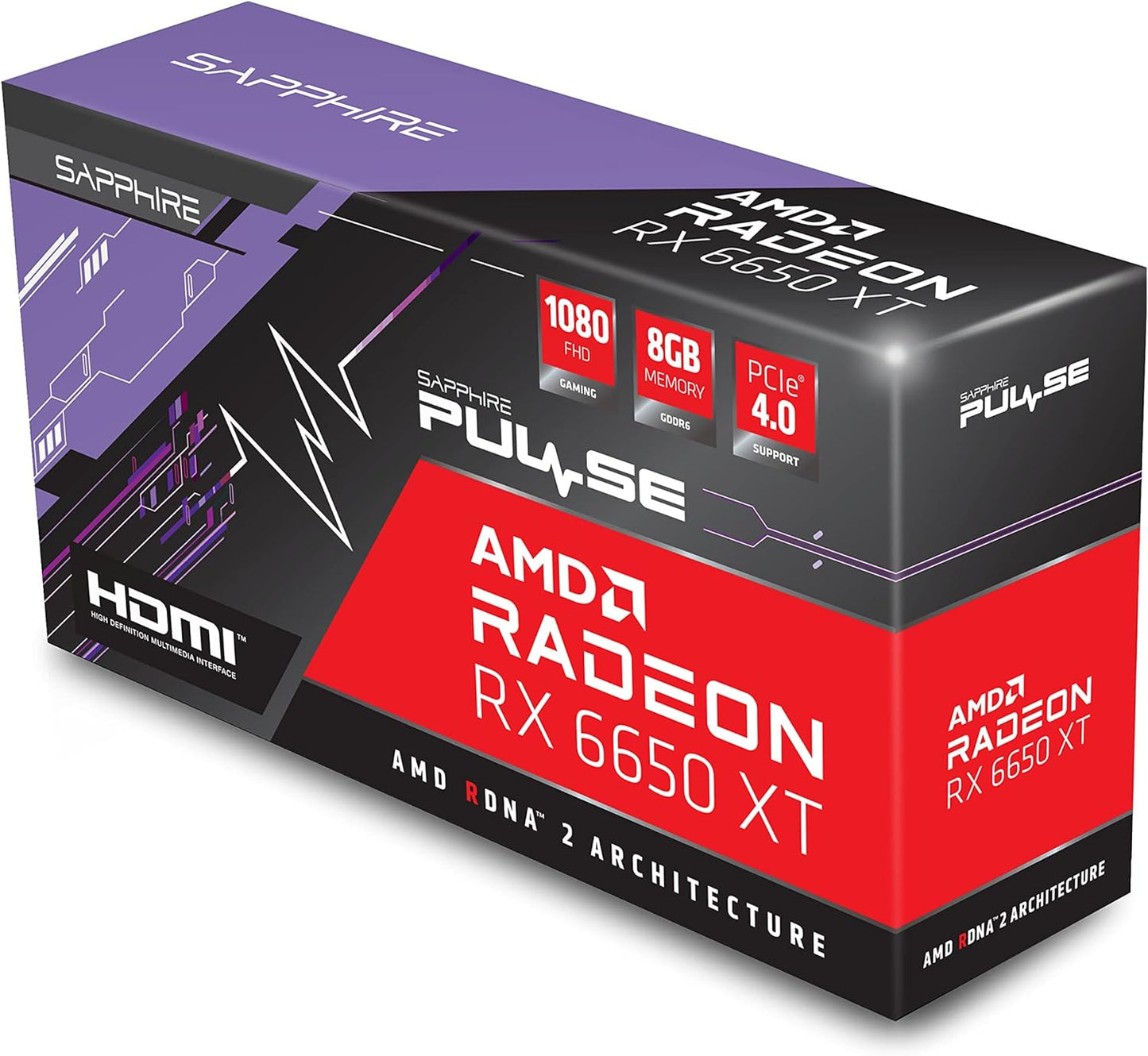 Sapphire 11319-07-20G Pulse AMD Radeon RX 6650 XT Gaming Graphics Card with 8GB GDDR6, AMD RDNA 2