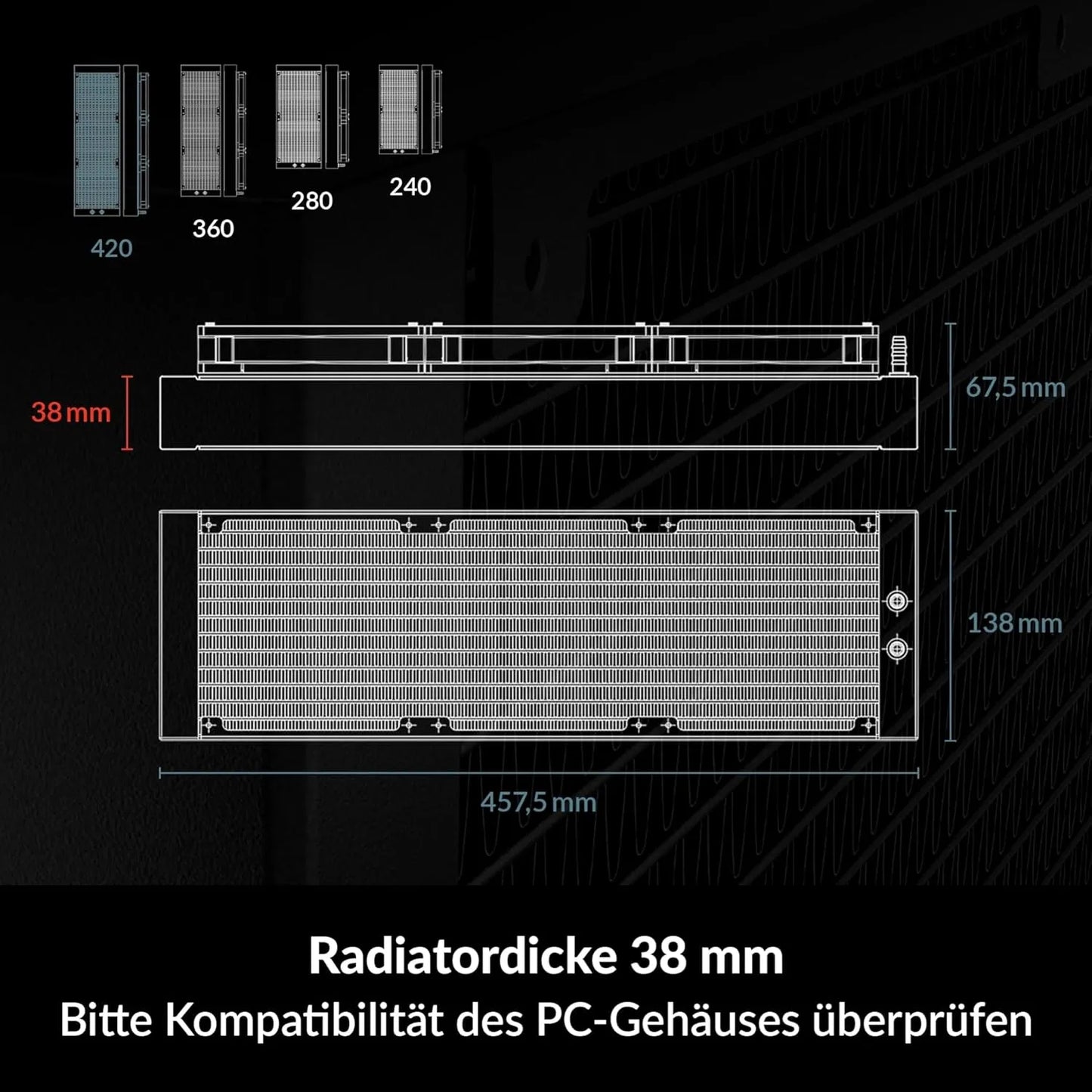 ARCTIC Liquid Freezer III 420 - CPU AIO Water Cooler, Water Cooling