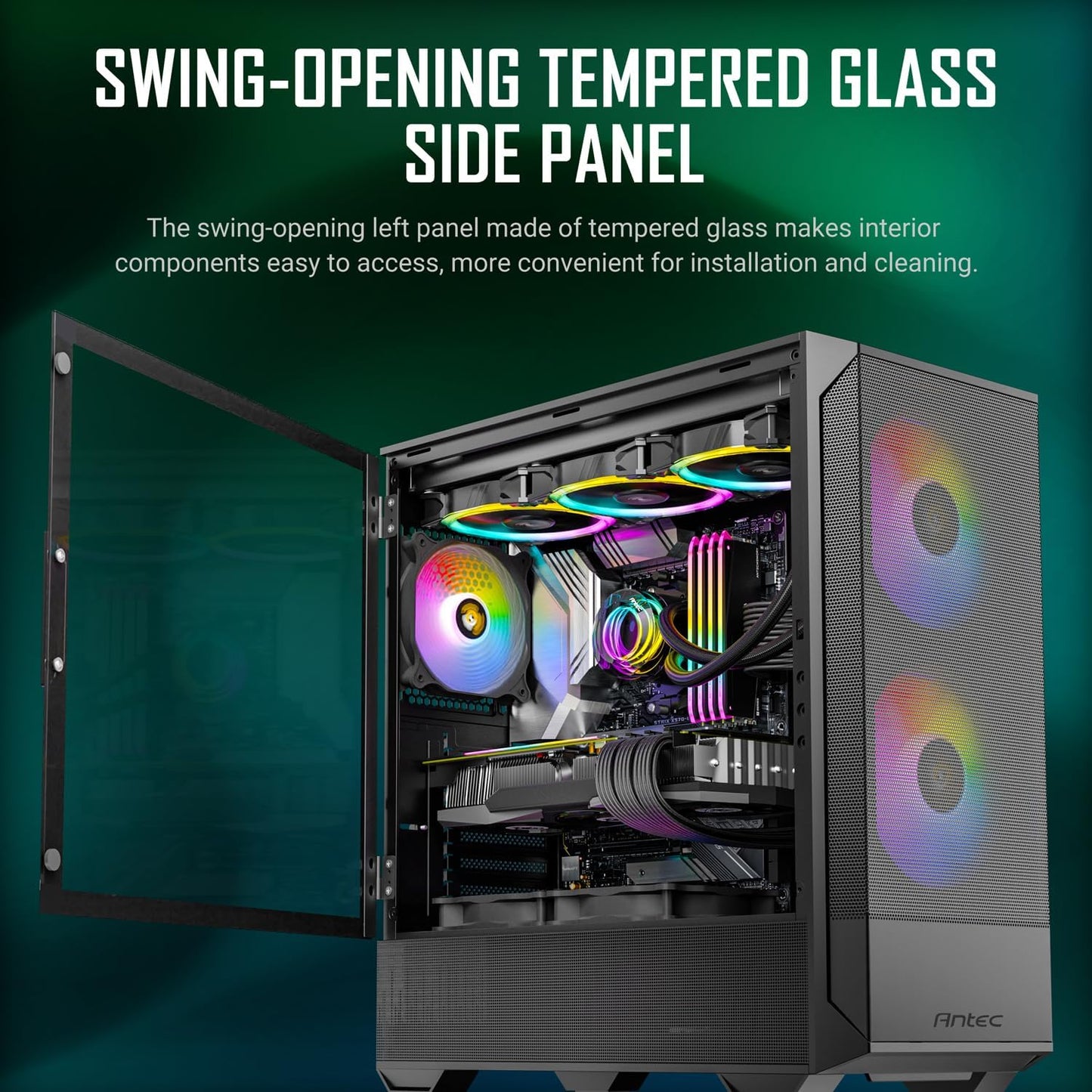 Antec NX416 ARGB Gaming Case BLACK