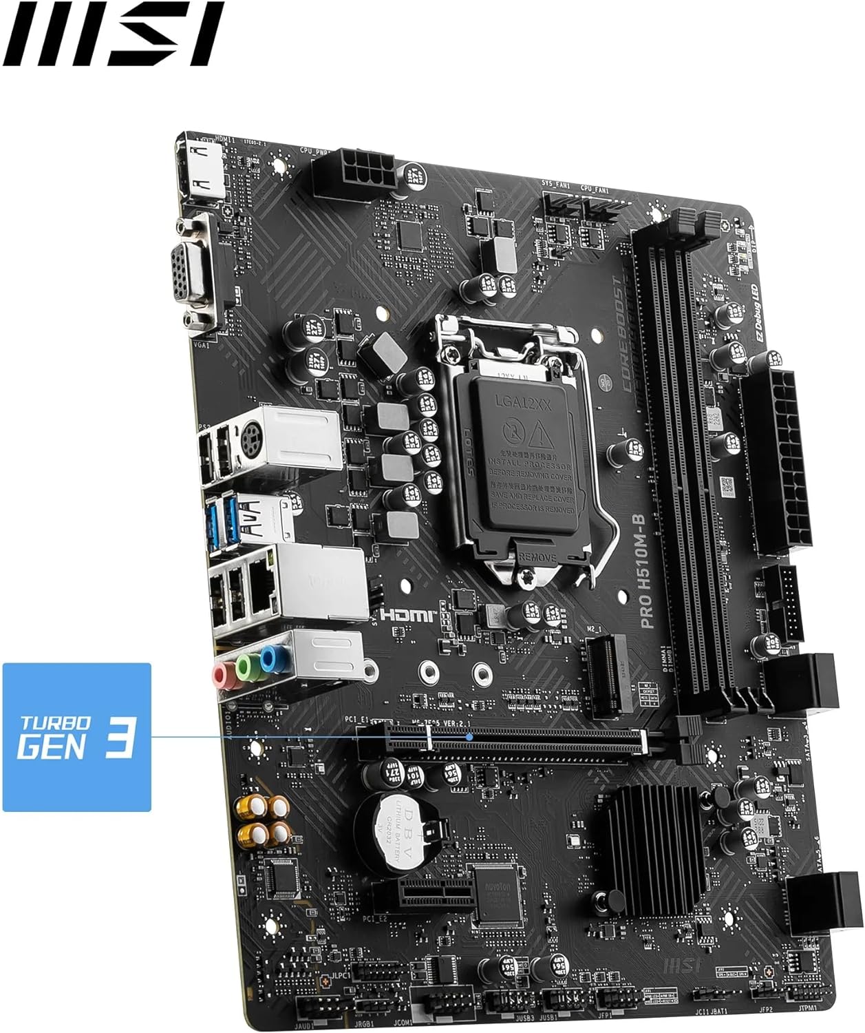 MSI PRO H510M-B (Socket 1200/H470/DDR4/S-ATA 6Gb/s/Micro ATX)