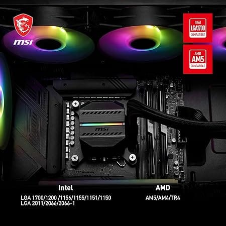 MSI MAG CORELIQUID M360 RGB LIQUID COOLING