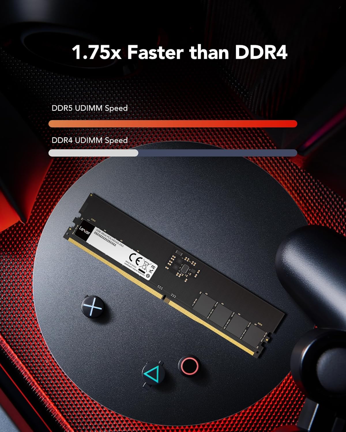 Lexar UDIMM 16GB DDR5 5600MHz RAM