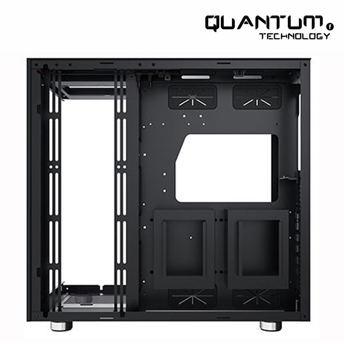 Xigmatek Aqua Ultra Air Arctic Super Tower Case – White E-ATX High-Airflow Chassis
