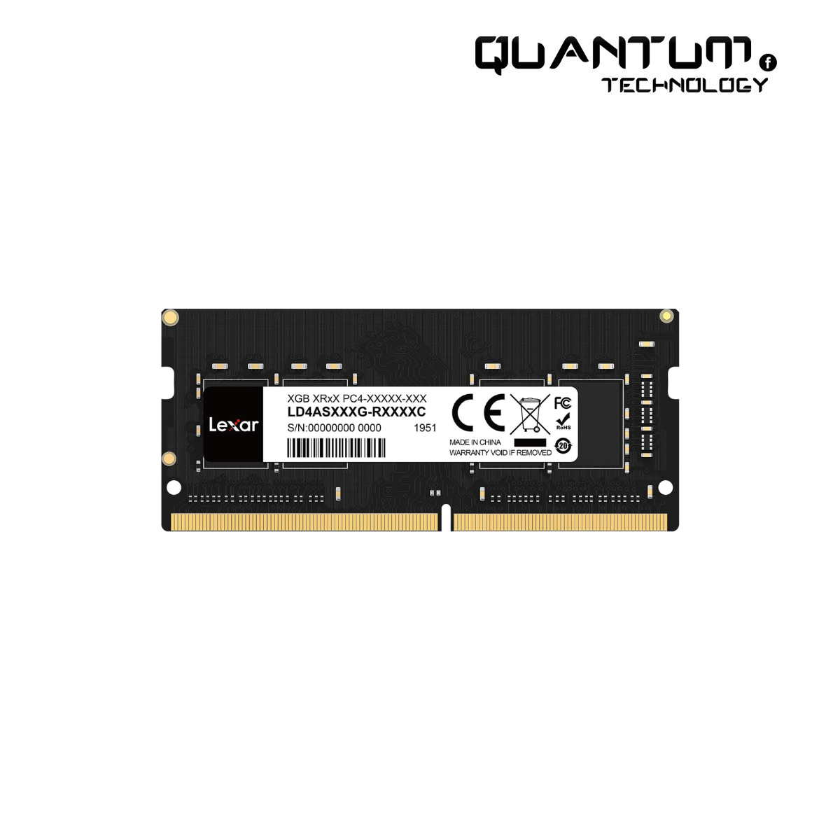Lexar 16GB DDR4 SODIMM RAM, 3200 MHz LAPTOP RAM