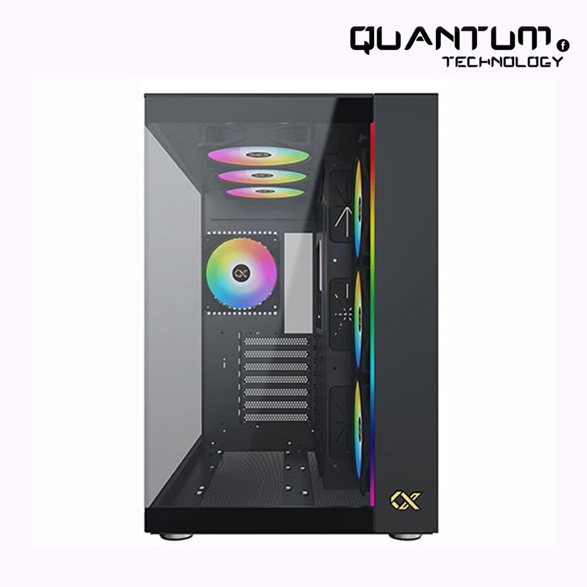 Xigmatek Aqua Ultra Air Arctic Super Tower Case – White E-ATX High-Airflow Chassis